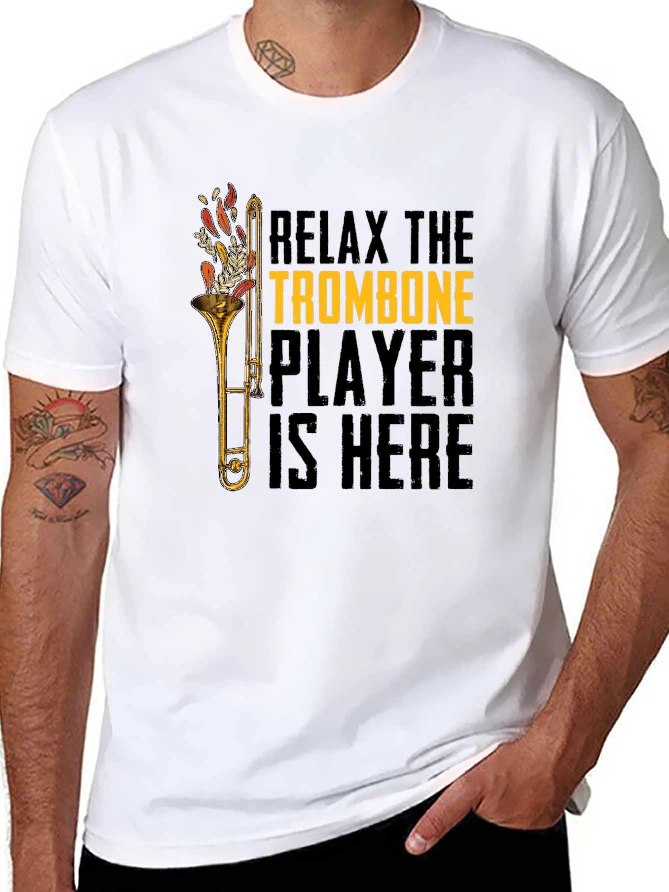 Relax The Trombone Player T-Shirt