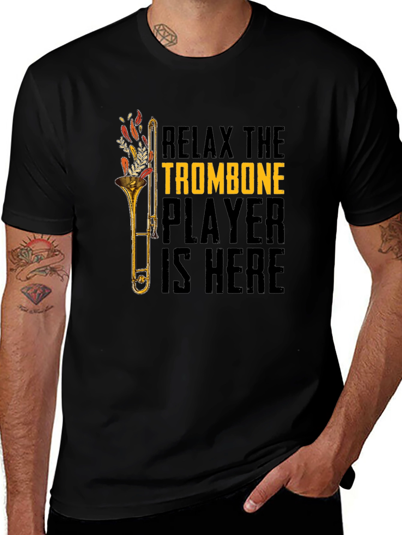 Relax The Trombone Player T-Shirt