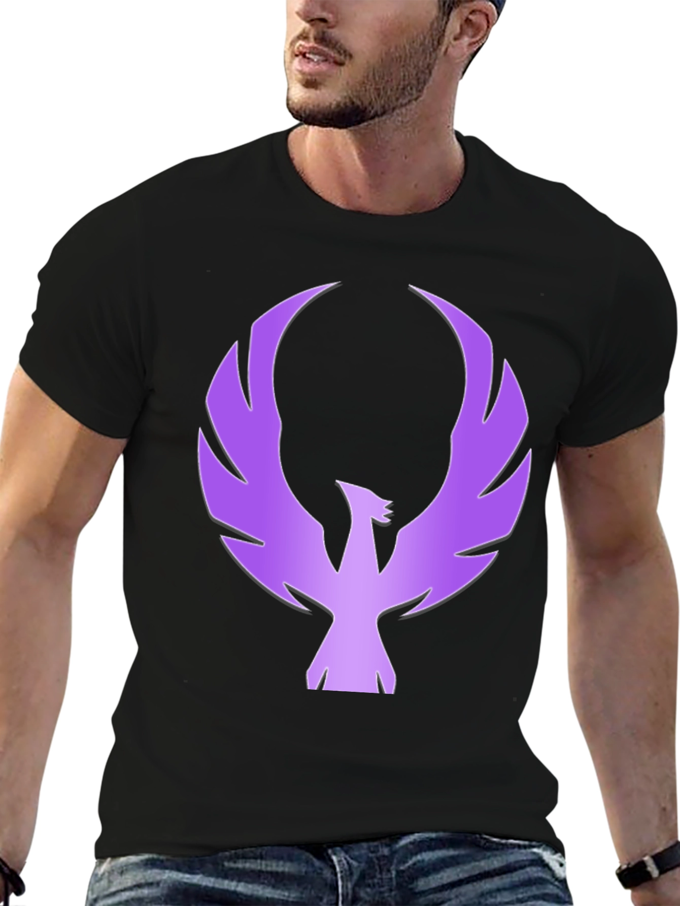 Phoenix Graphic Black T-Shirt