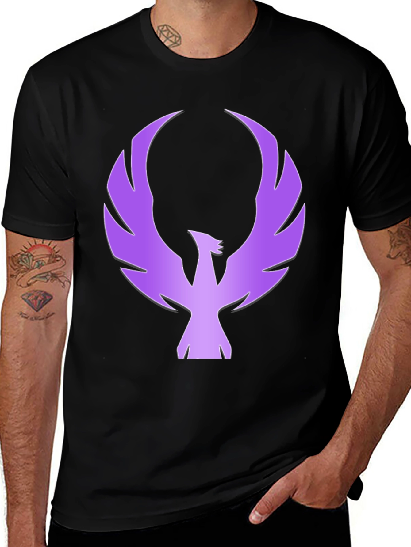 Phoenix Graphic Black T-Shirt