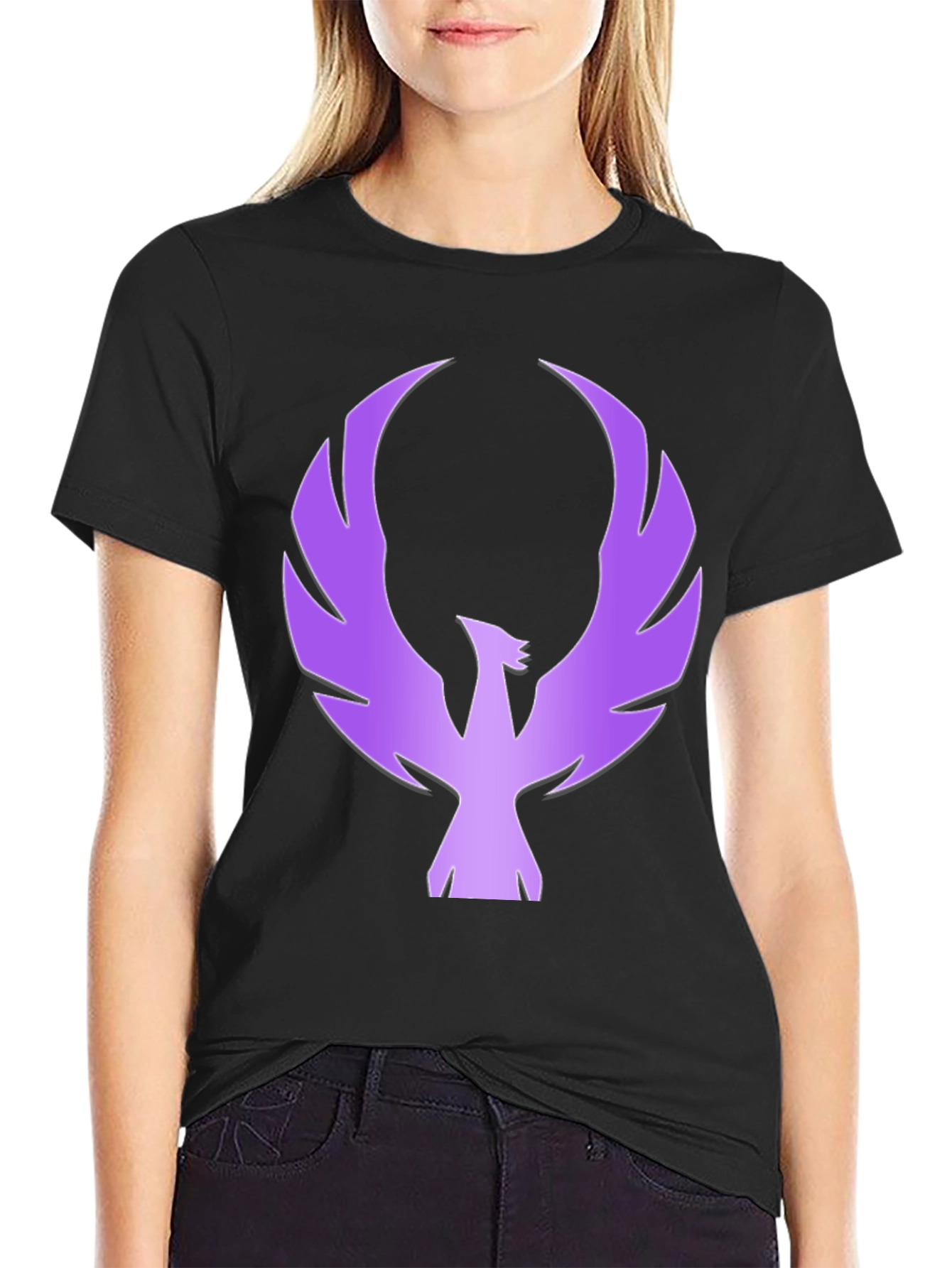 Phoenix Graphic Black T-Shirt