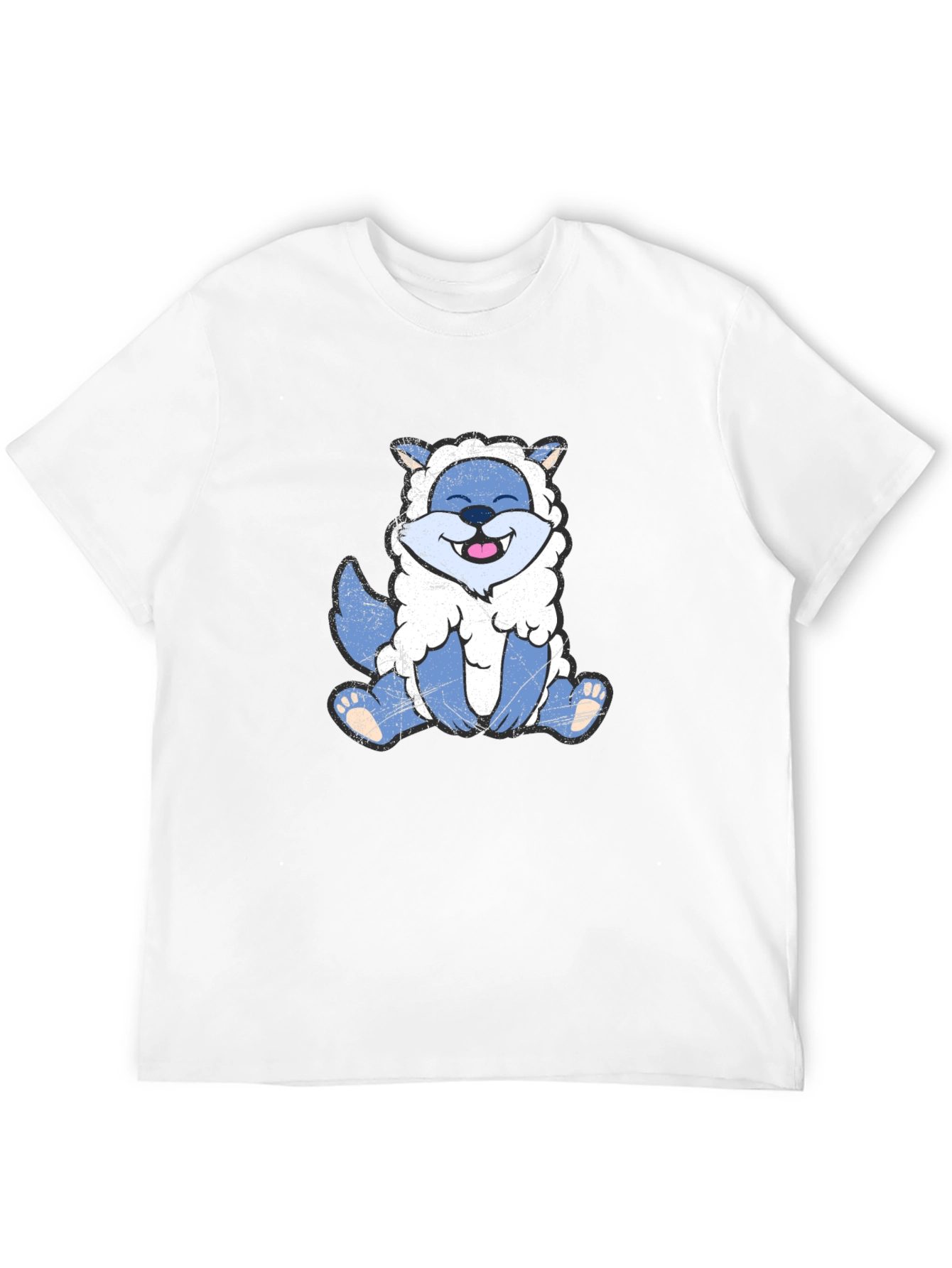 Funny Wolf in Sheeps Clothing Black T-Shirt