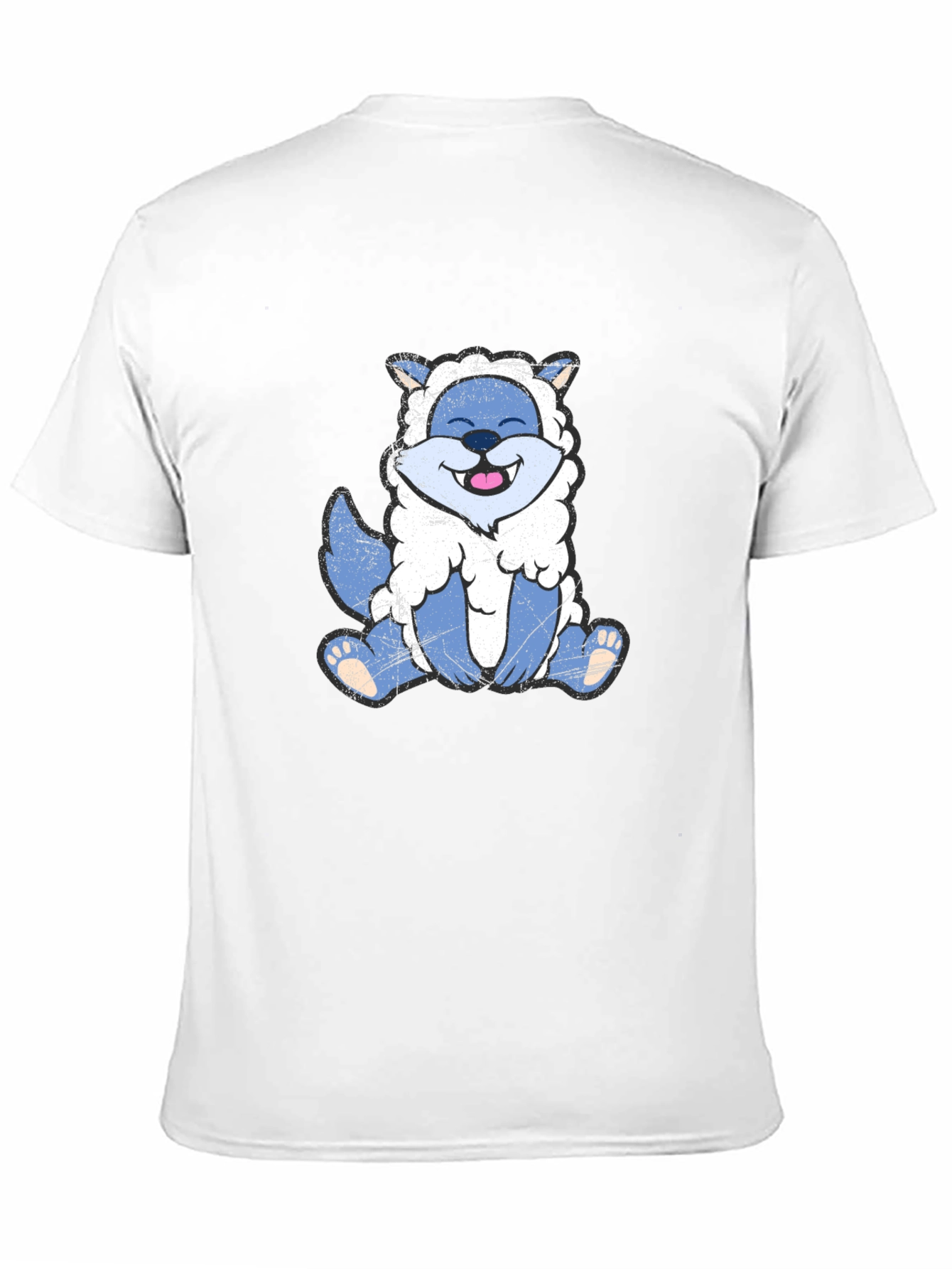 Funny Wolf in Sheeps Clothing Black T-Shirt