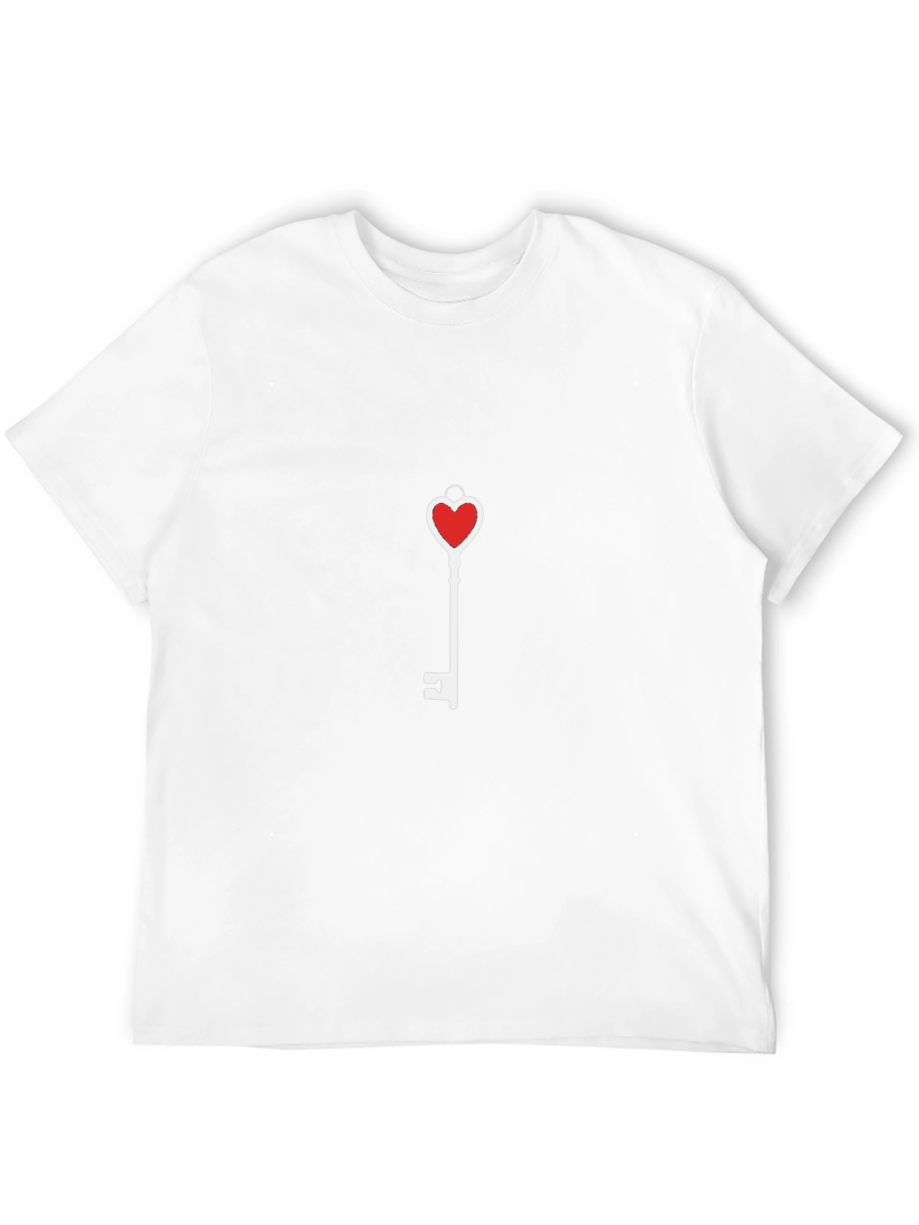Heart Key Graphic T-Shirt - Unlock Your Style