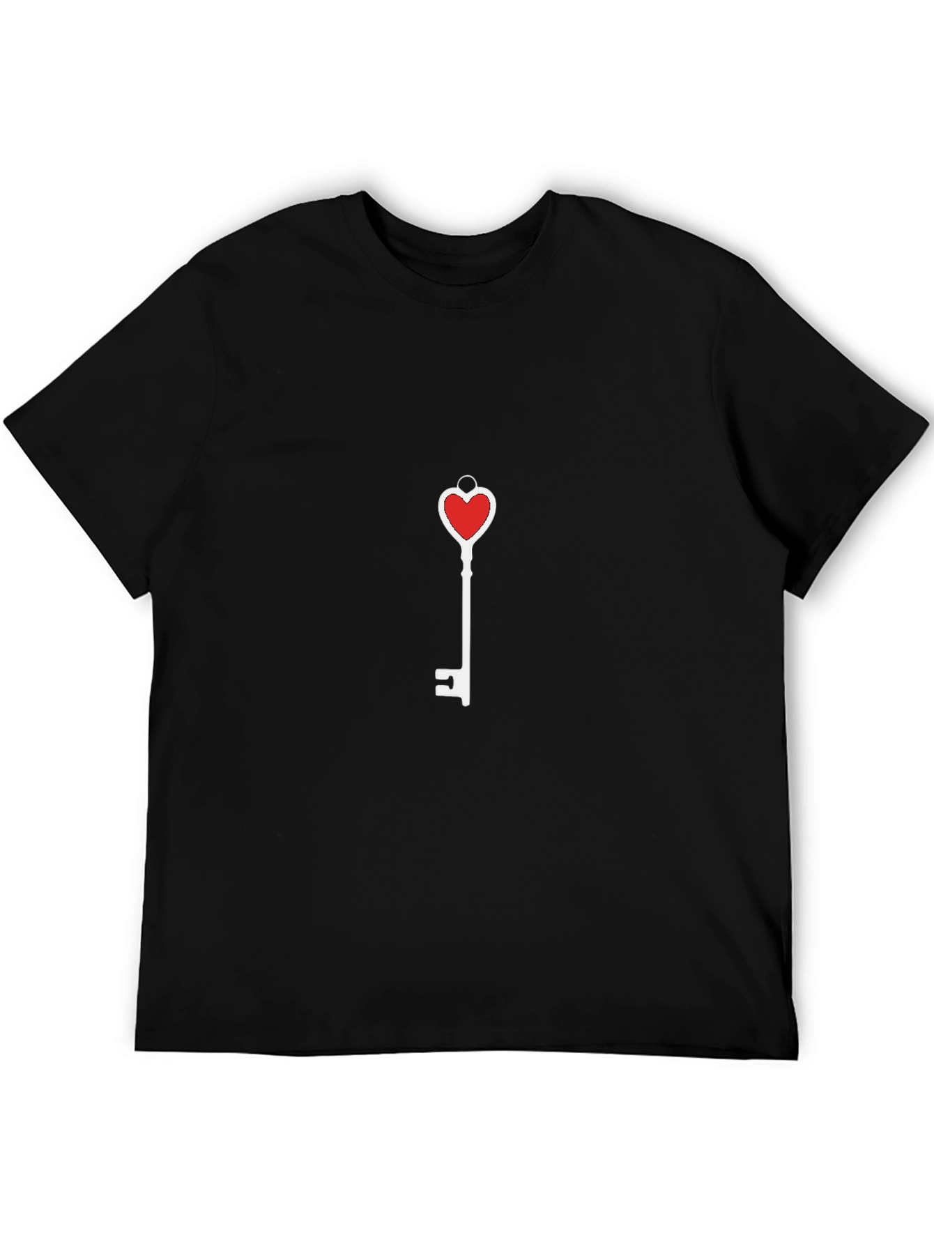 Heart Key Graphic T-Shirt - Unlock Your Style