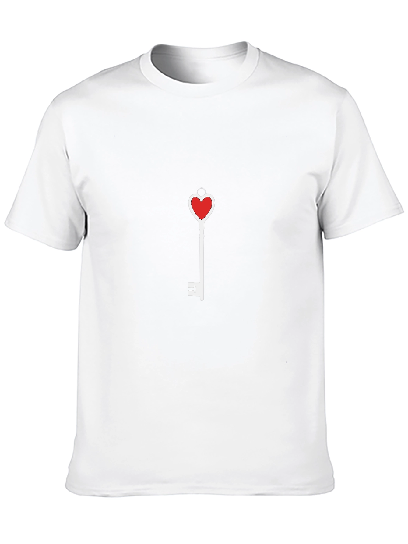 Heart Key Graphic T-Shirt - Unlock Your Style