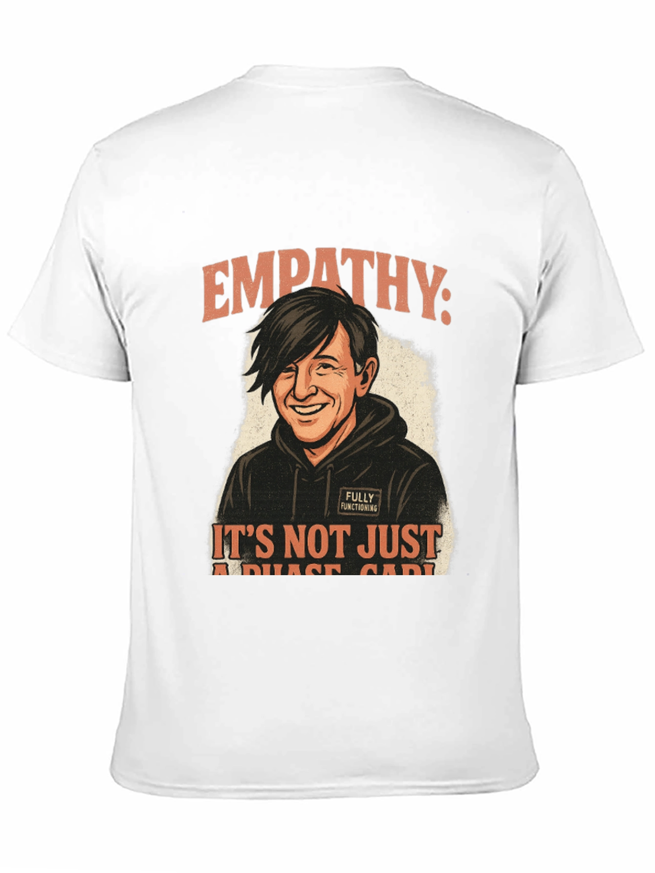 Empathy Not a Phase Black Graphic Tee