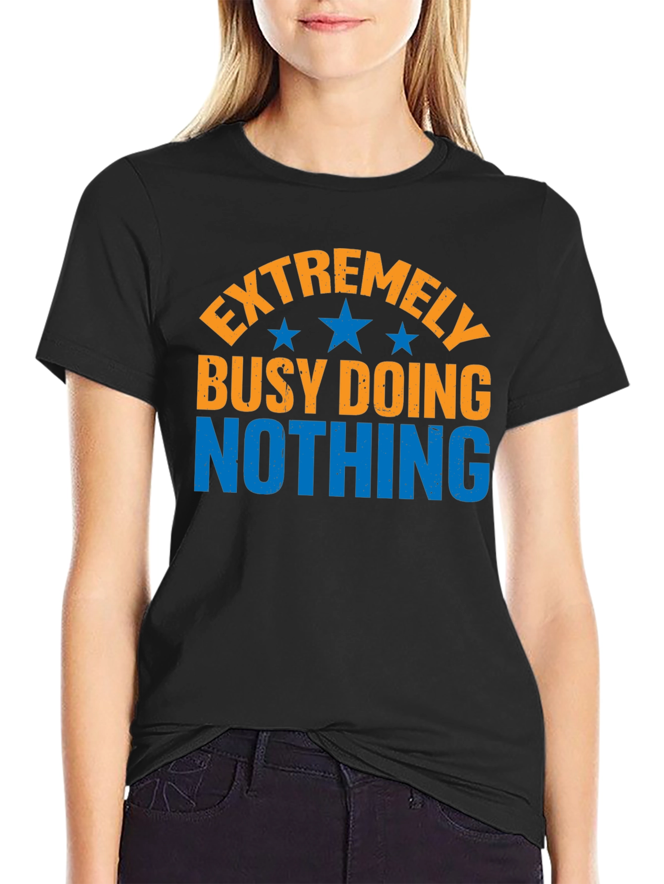 Extremely Busy Doing Nothing Graphic Tee