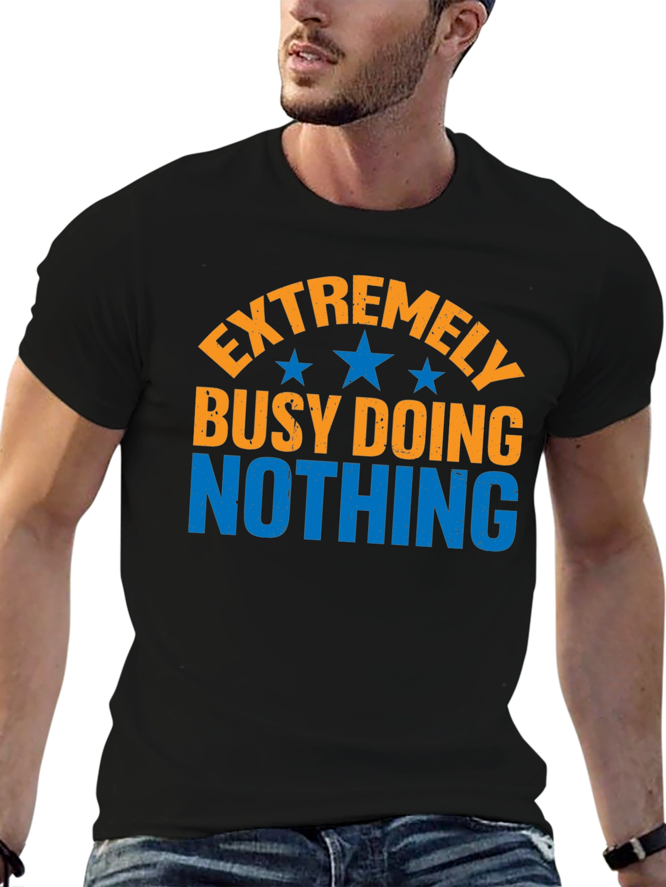 Extremely Busy Doing Nothing Graphic Tee