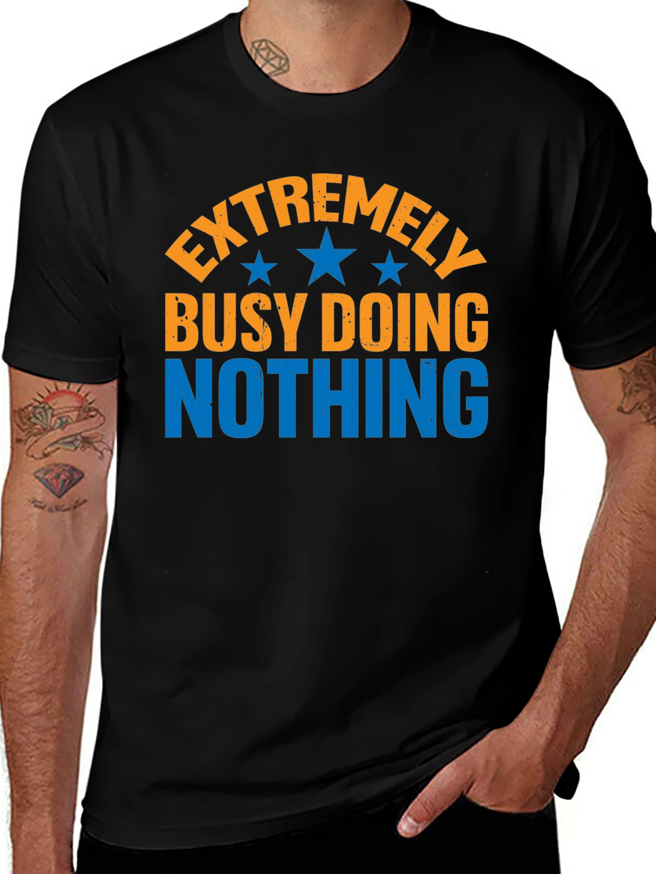 Extremely Busy Doing Nothing Graphic Tee