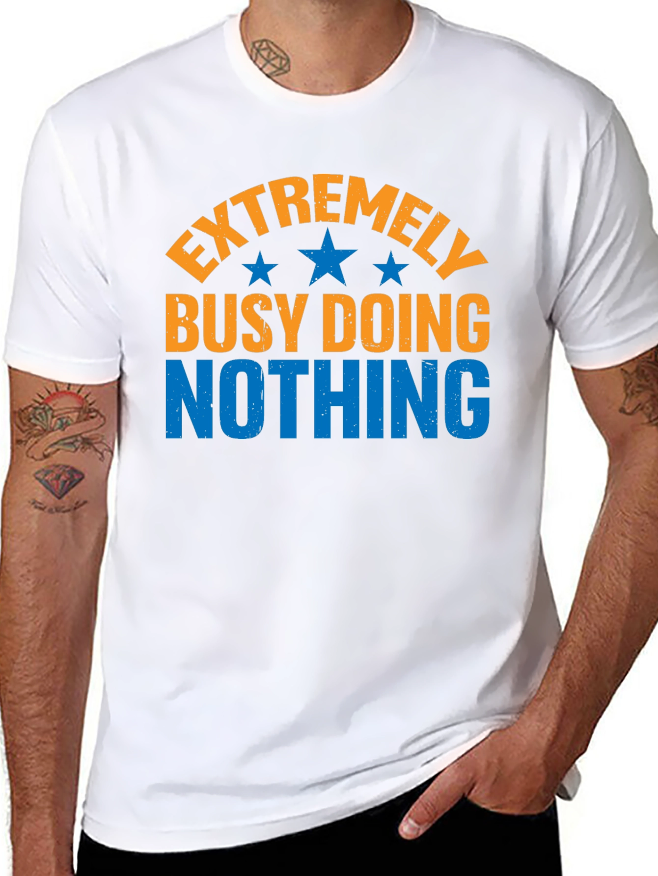 Extremely Busy Doing Nothing Graphic Tee
