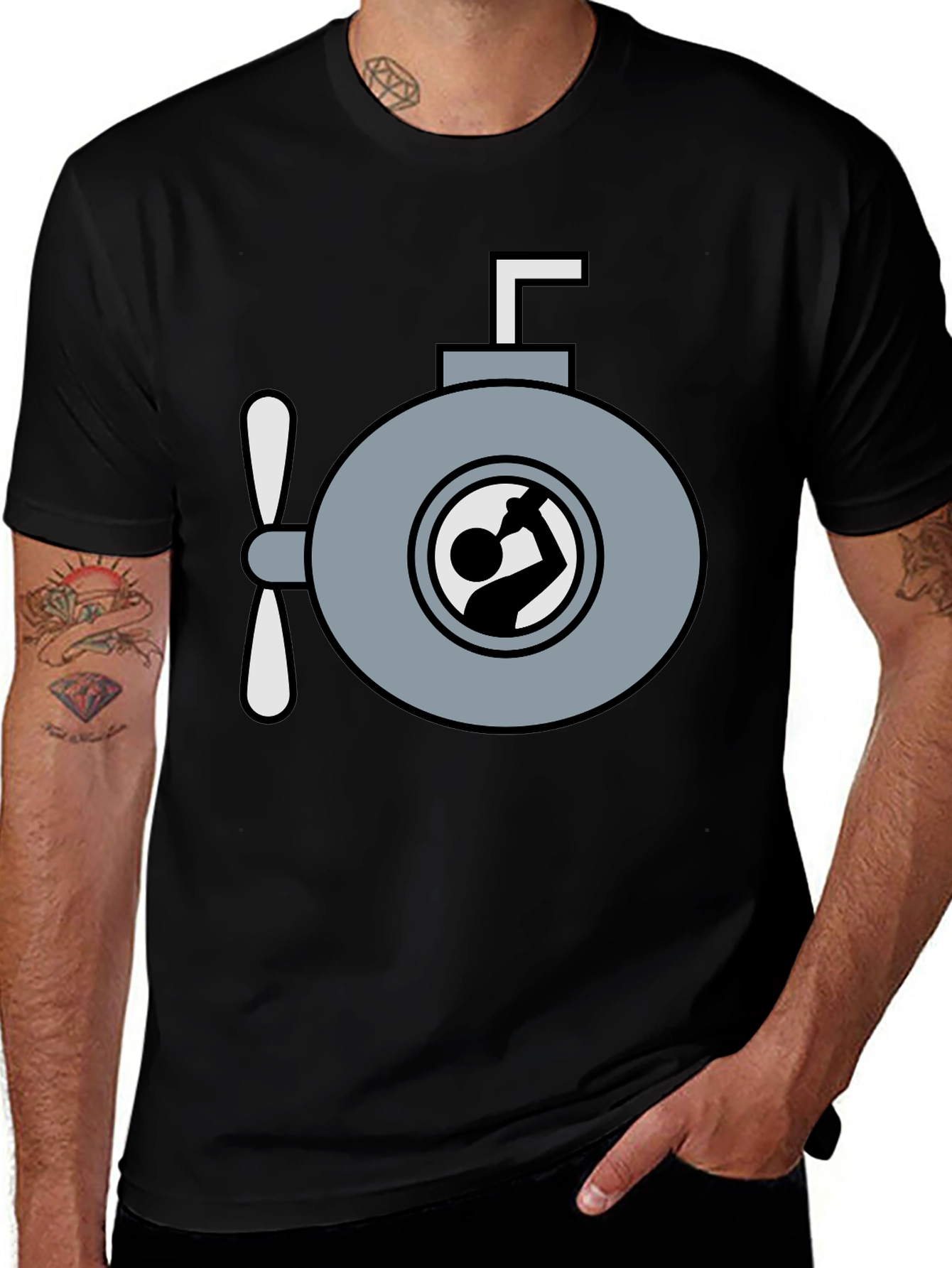 Submarine Drinking T-Shirt