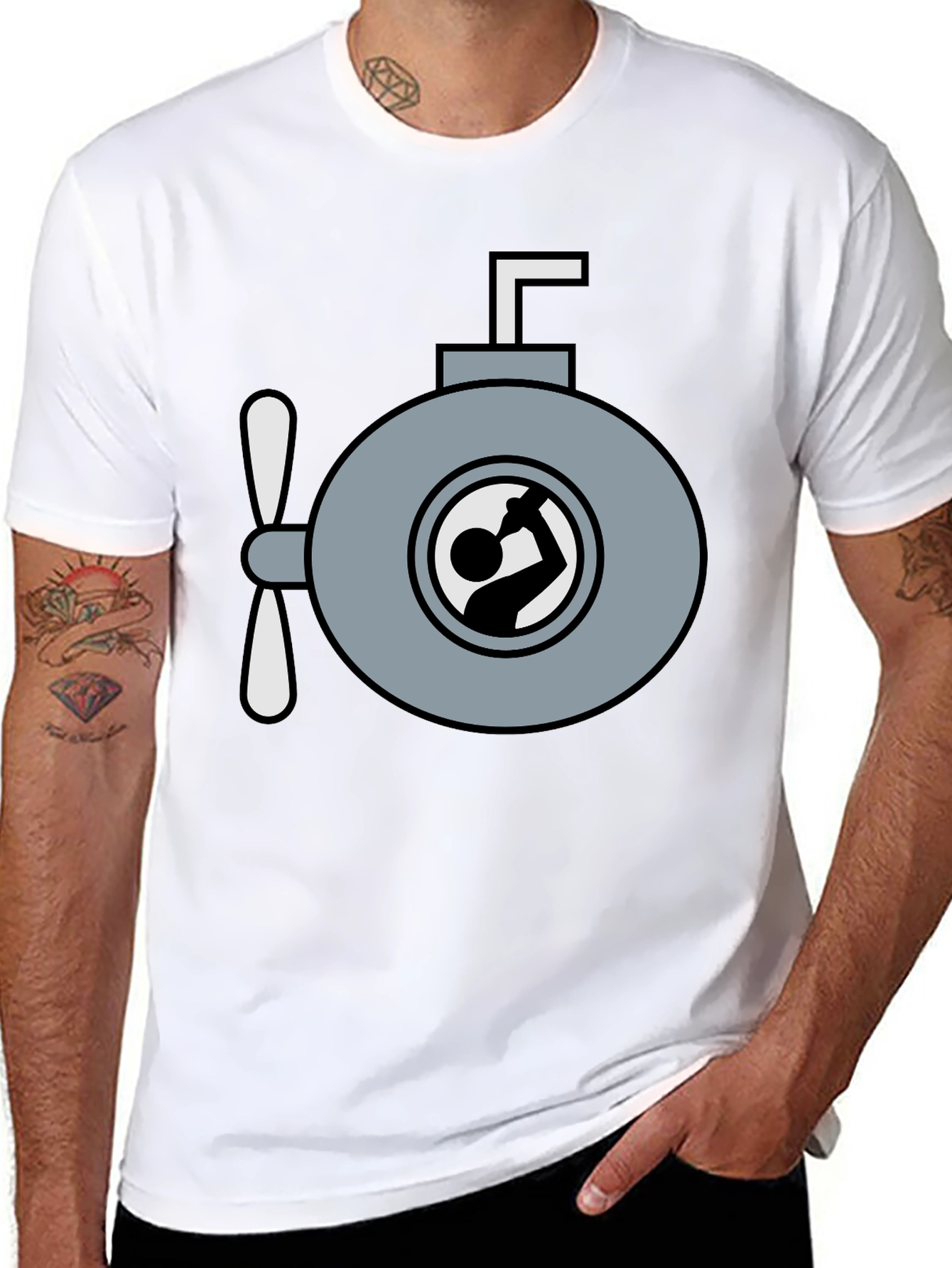 Submarine Drinking T-Shirt