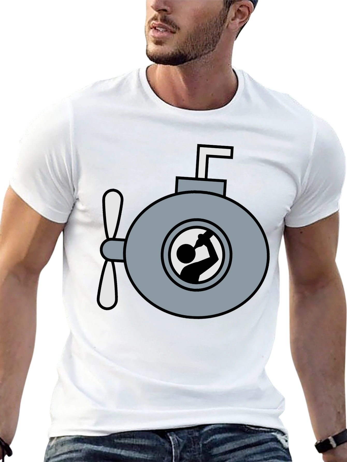 Submarine Drinking T-Shirt