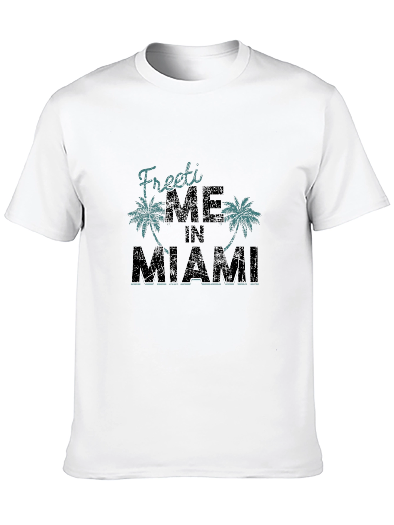 Freeti ME in MIAMI Black T-Shirt