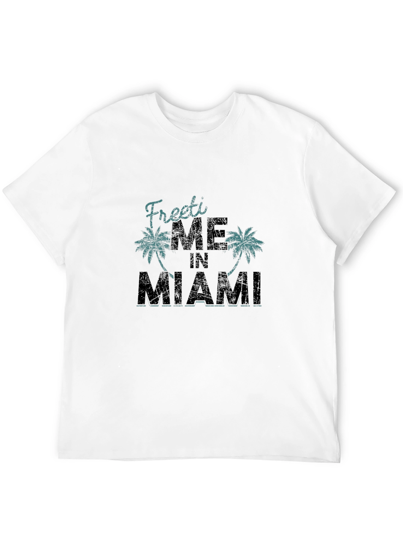 Freeti ME in MIAMI Black T-Shirt