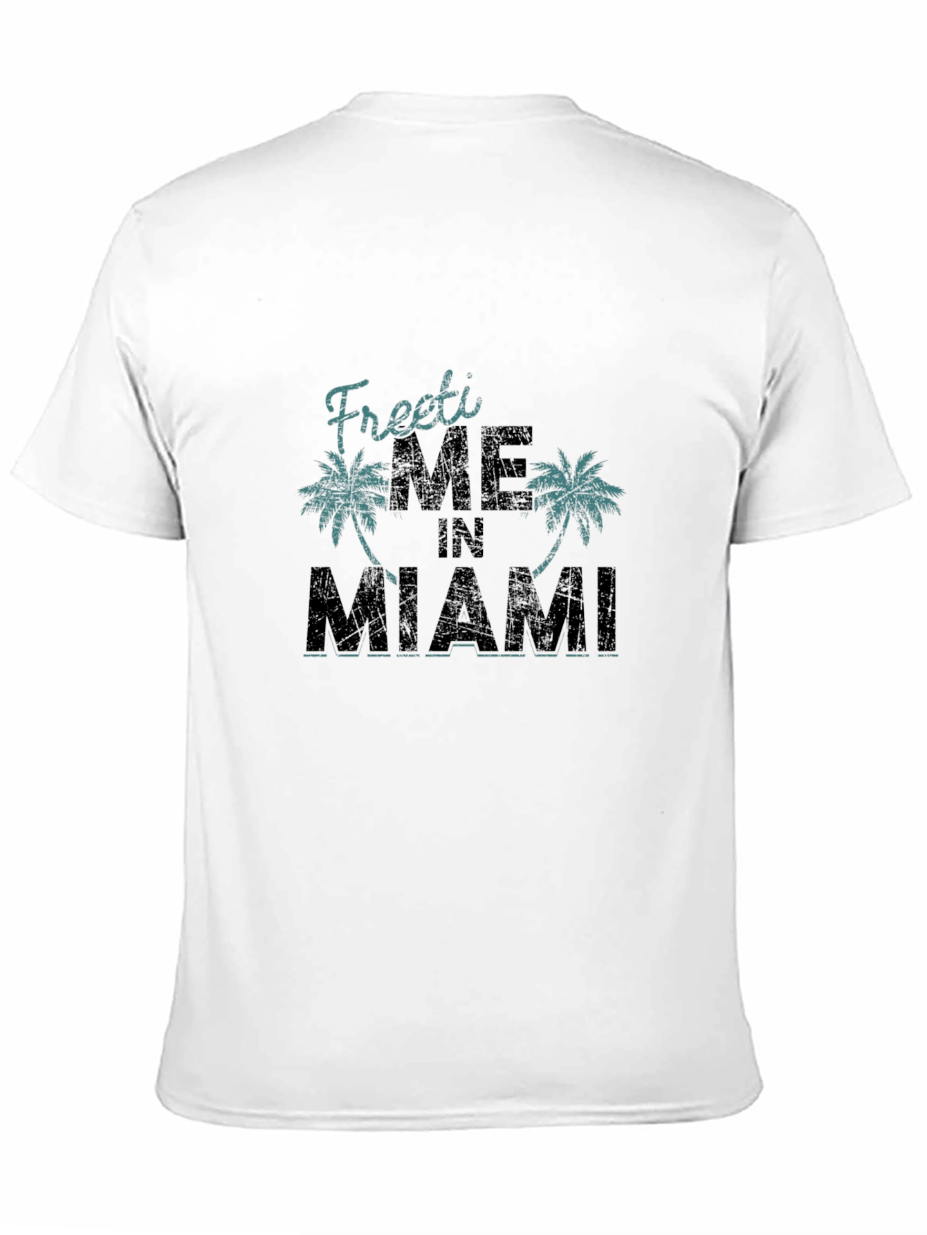 Freeti ME in MIAMI Black T-Shirt