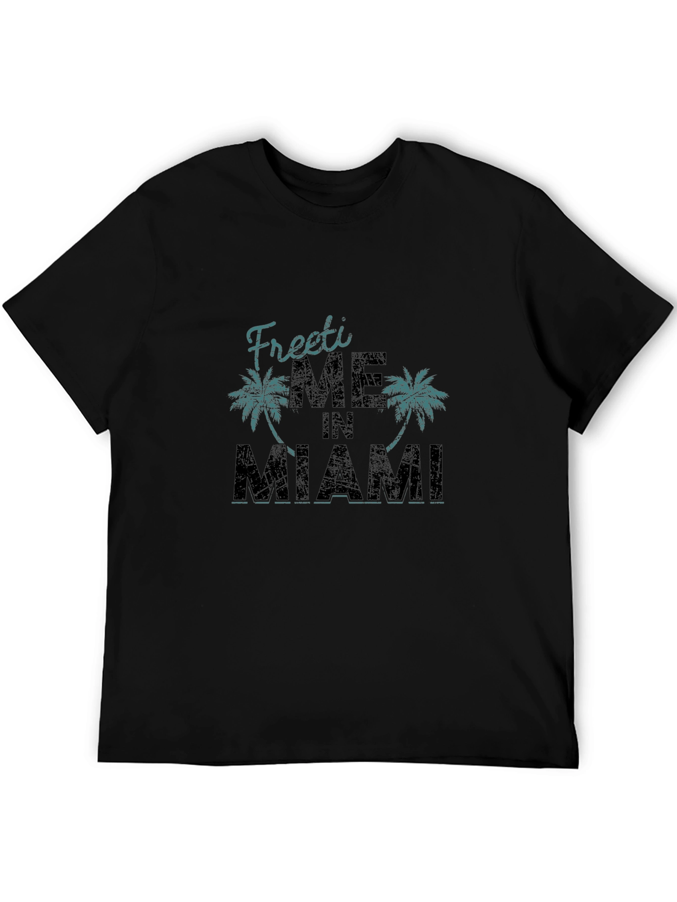 Freeti ME in MIAMI Black T-Shirt