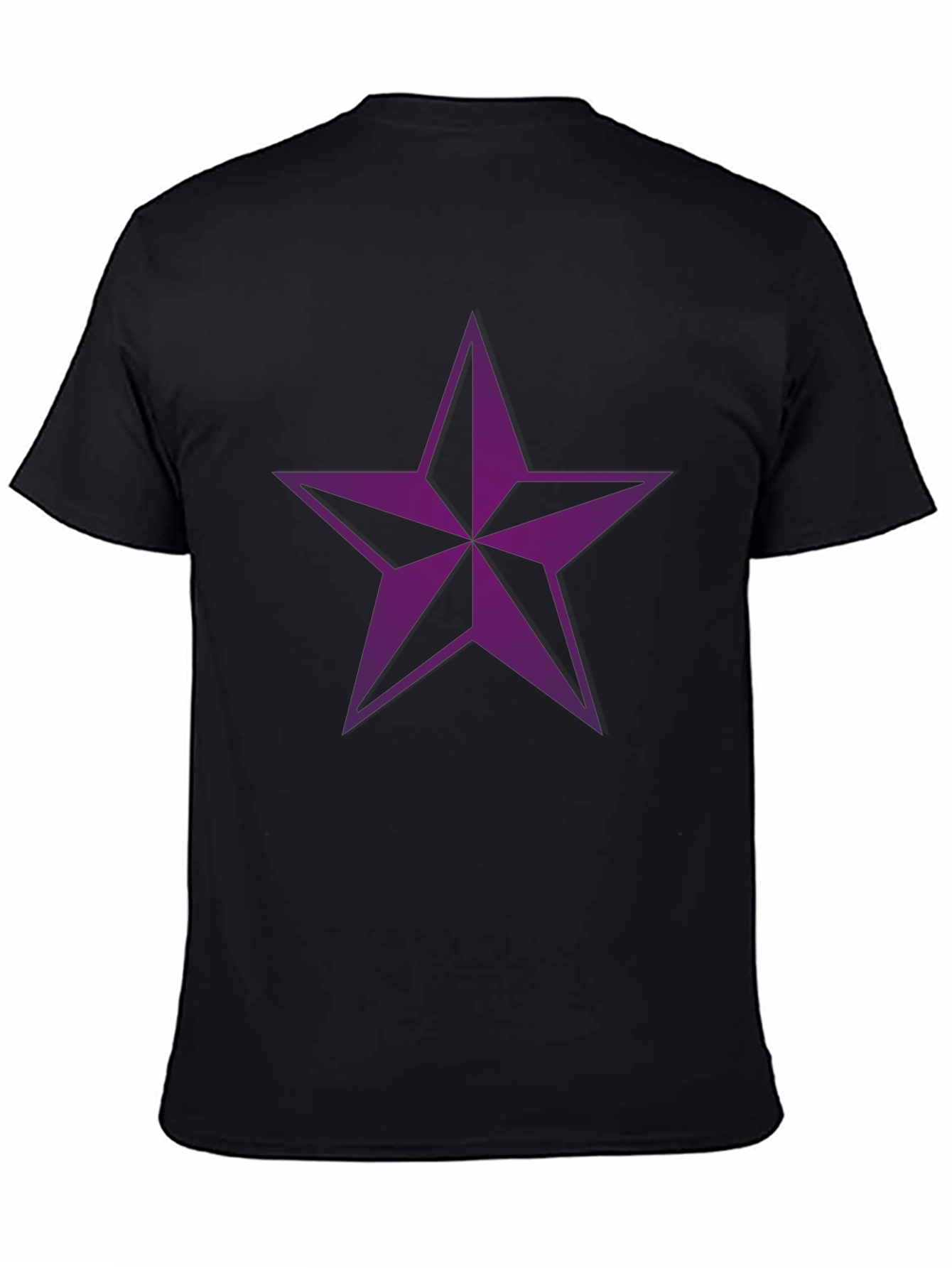 Star Graphic Tee - Mens Black Crewneck