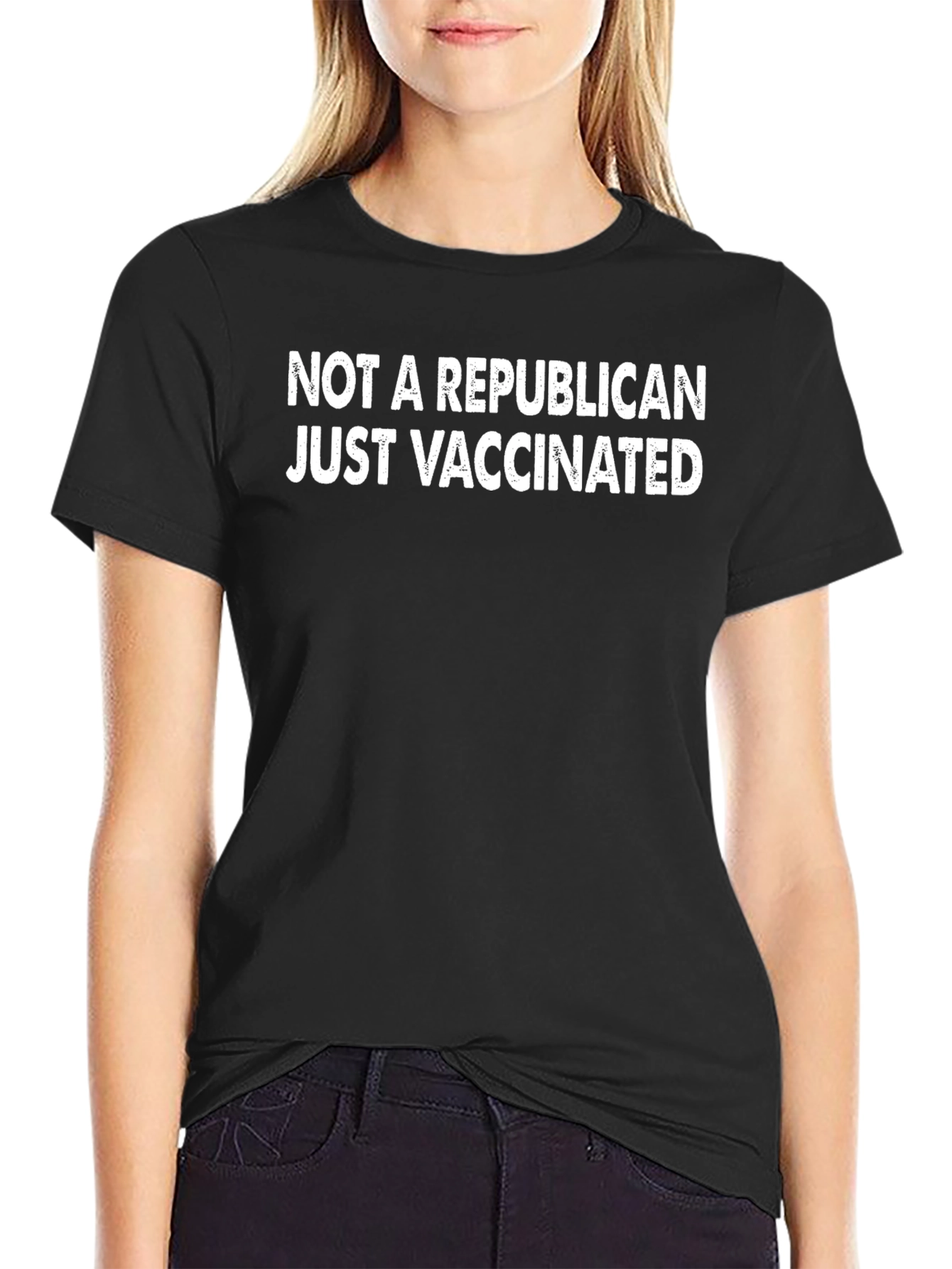Vaccinated Statement Graphic Tee