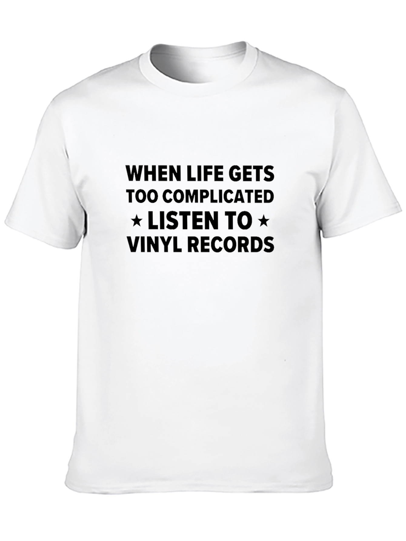 Vinyl Records Graphic T-Shirt