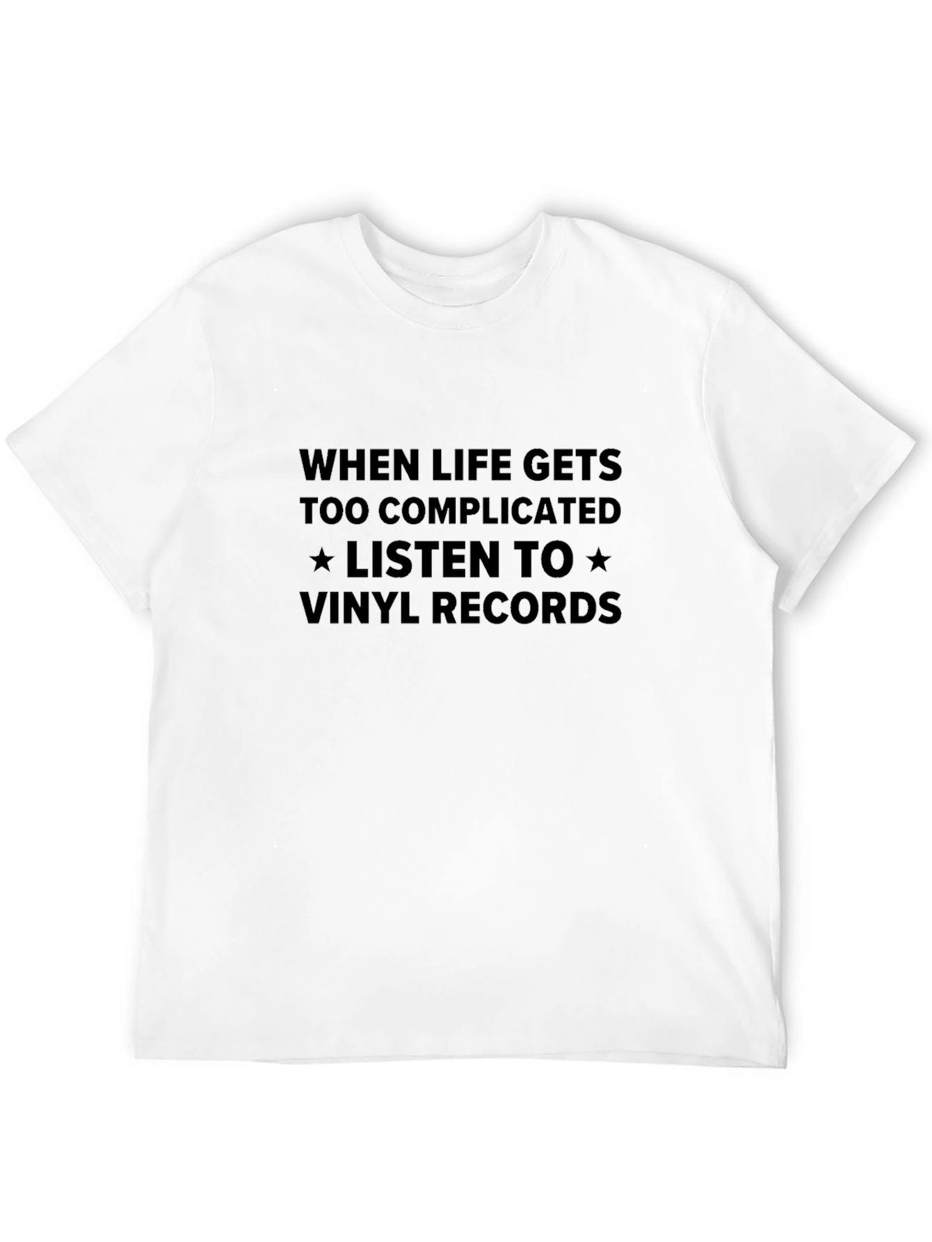 Vinyl Records Graphic T-Shirt