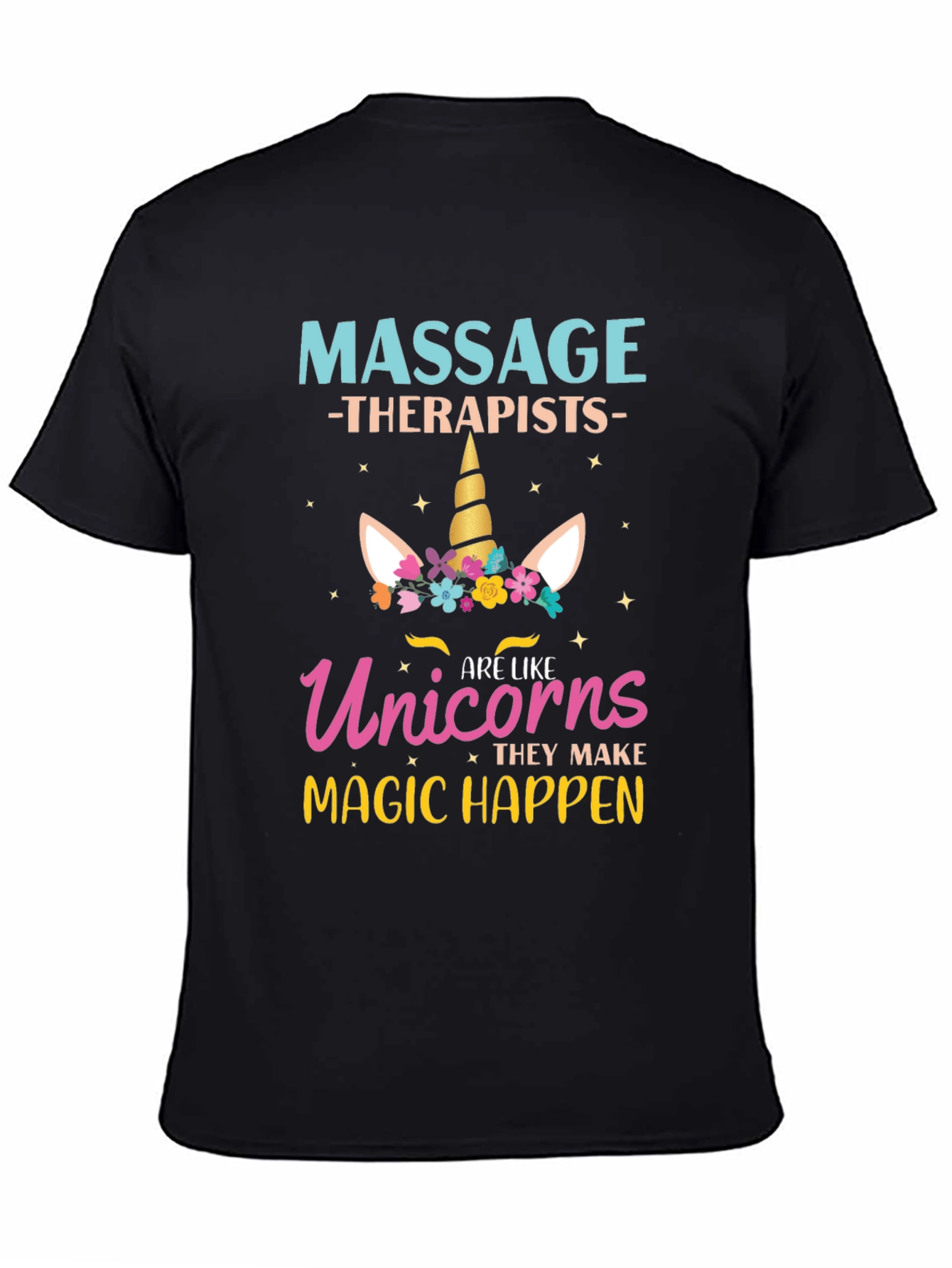 Unicorn Massage Therapist T-Shirt