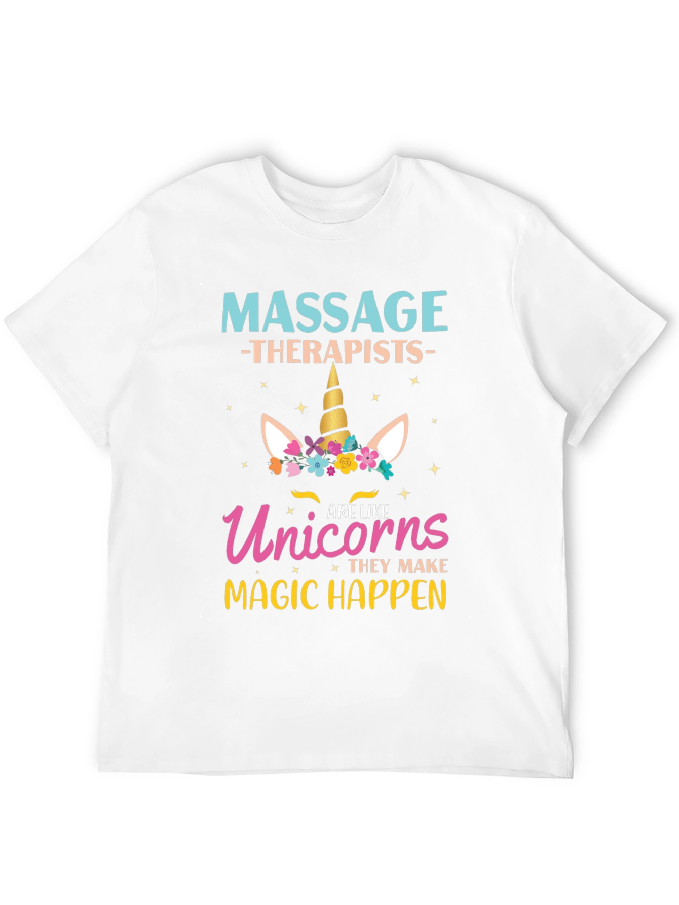 Unicorn Massage Therapist T-Shirt