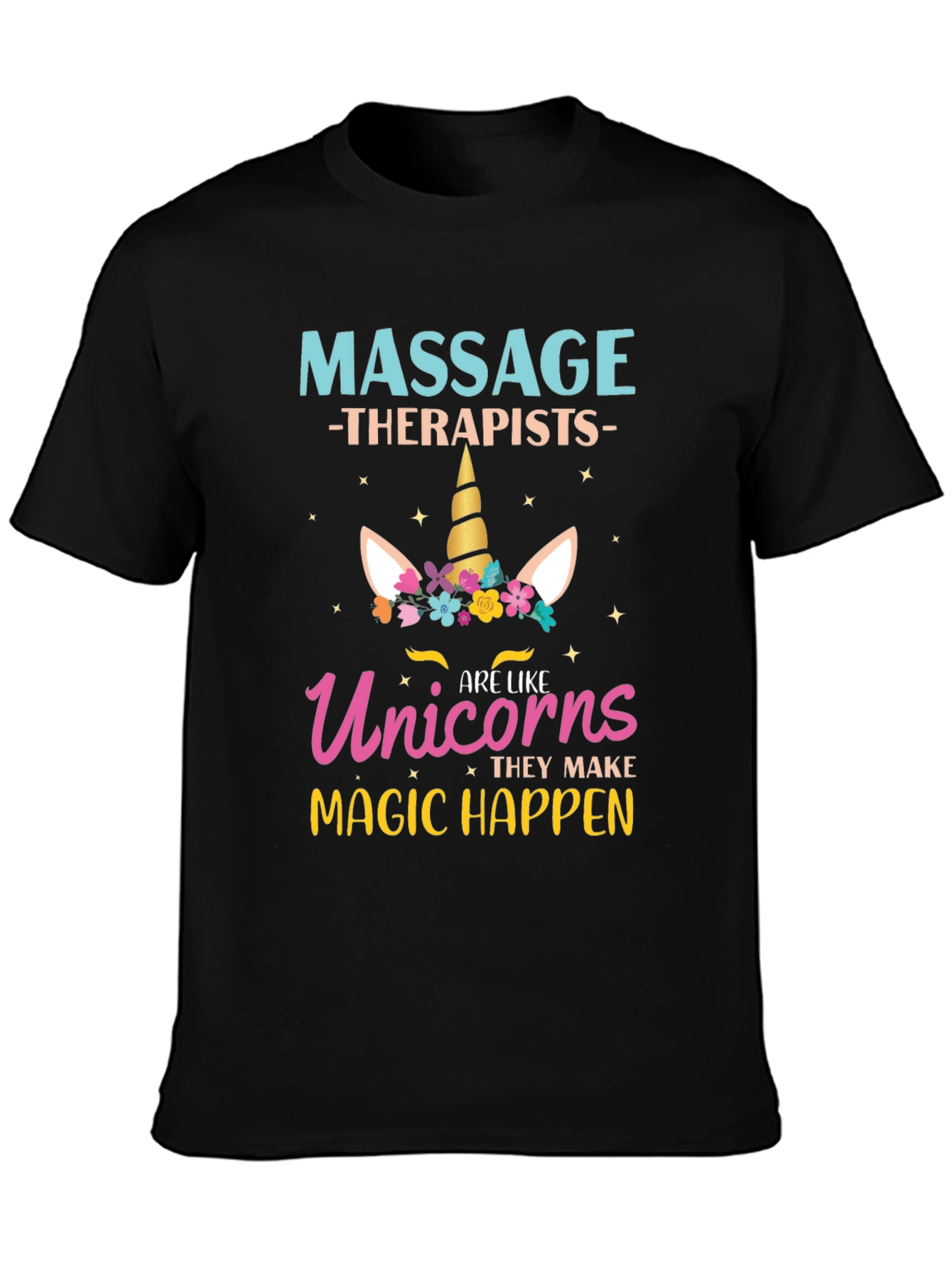 Unicorn Massage Therapist T-Shirt