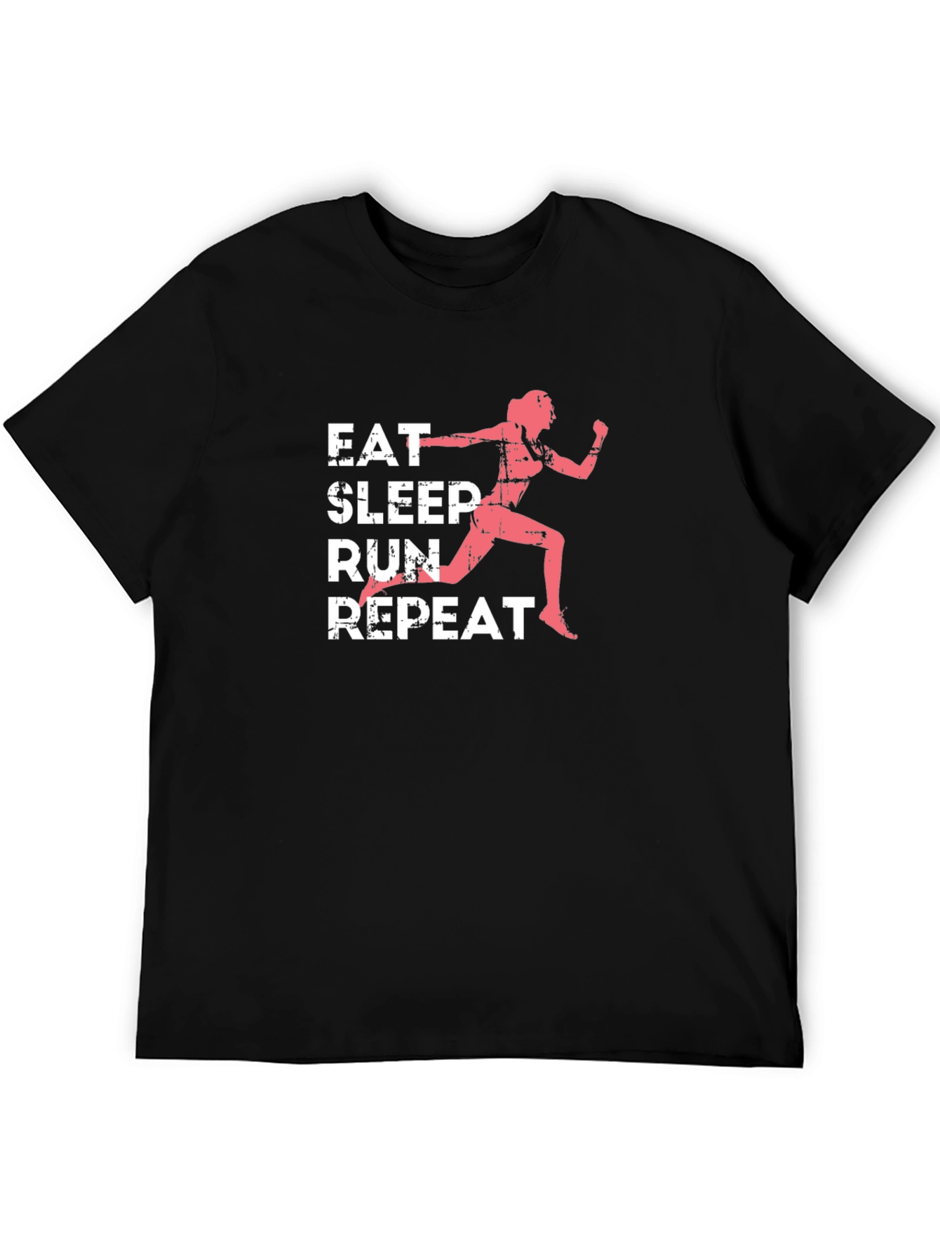 Eat Sleep Run Repeat Graphic T-Shirt
