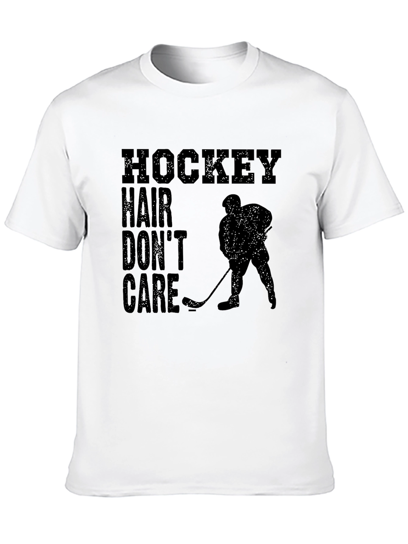 Hockey Hair Dont Care Tee