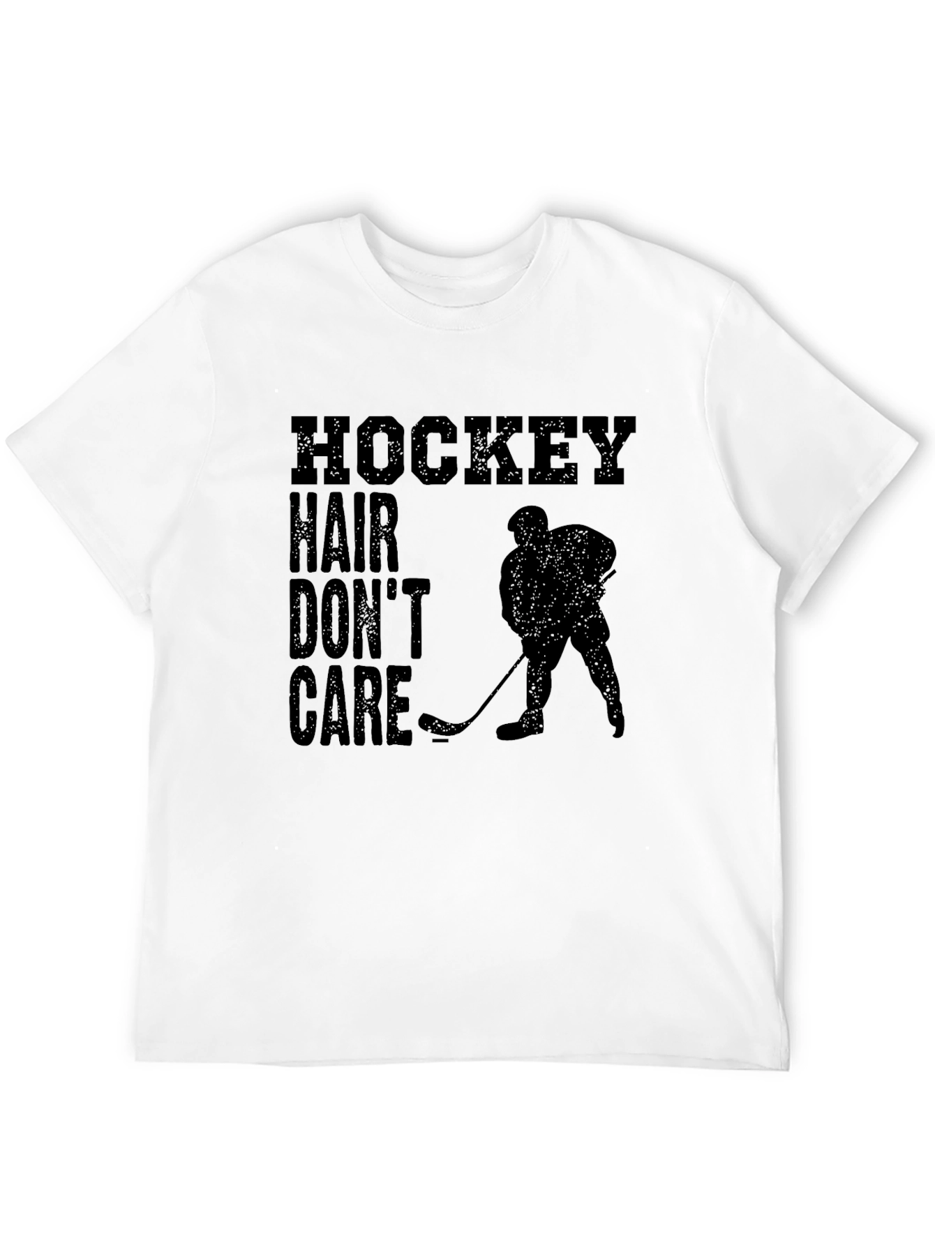 Hockey Hair Dont Care Tee