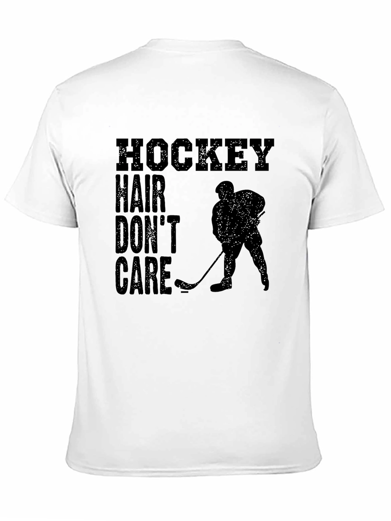 Hockey Hair Dont Care Tee