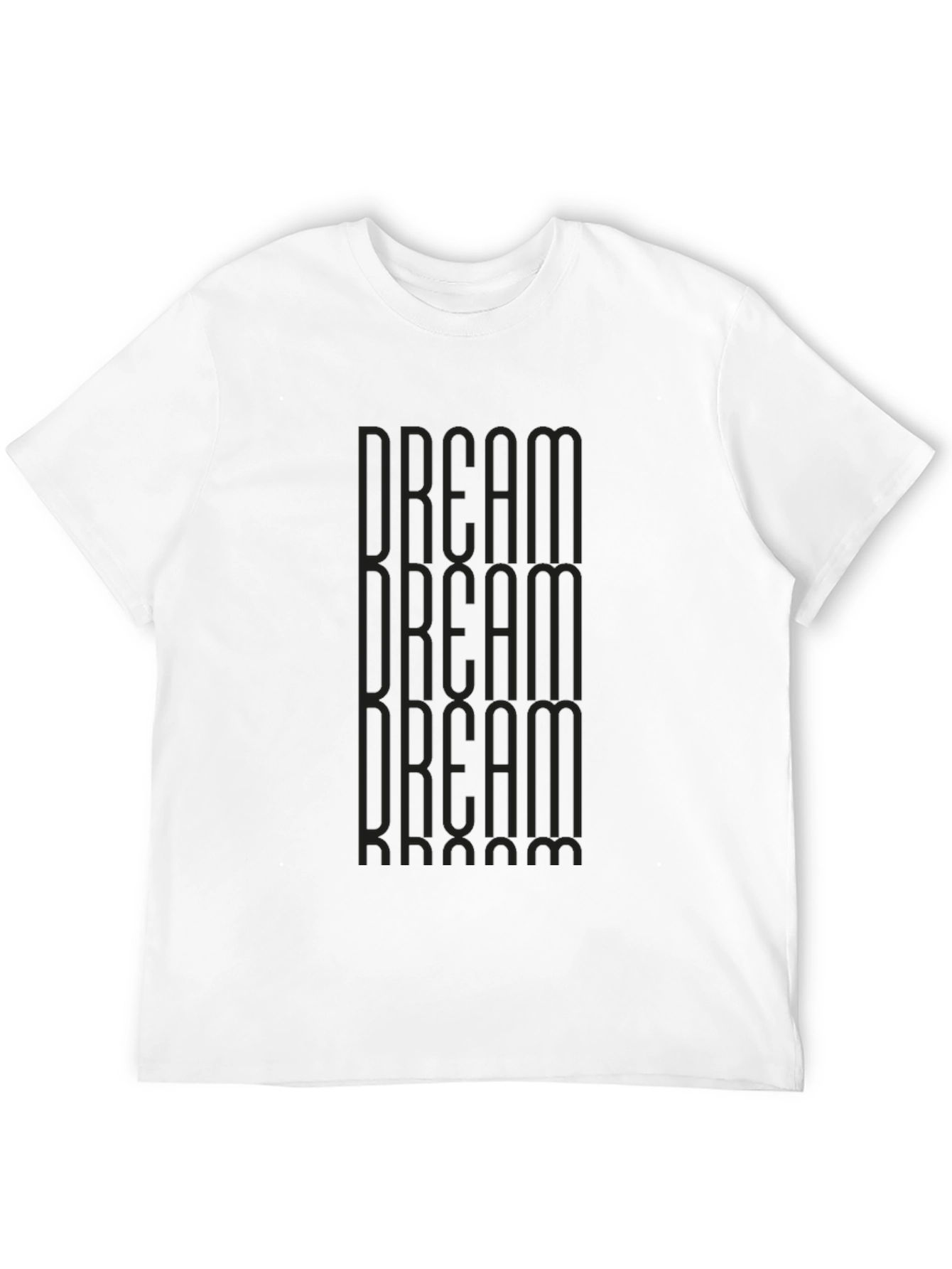 Dream Printed Black T-Shirt