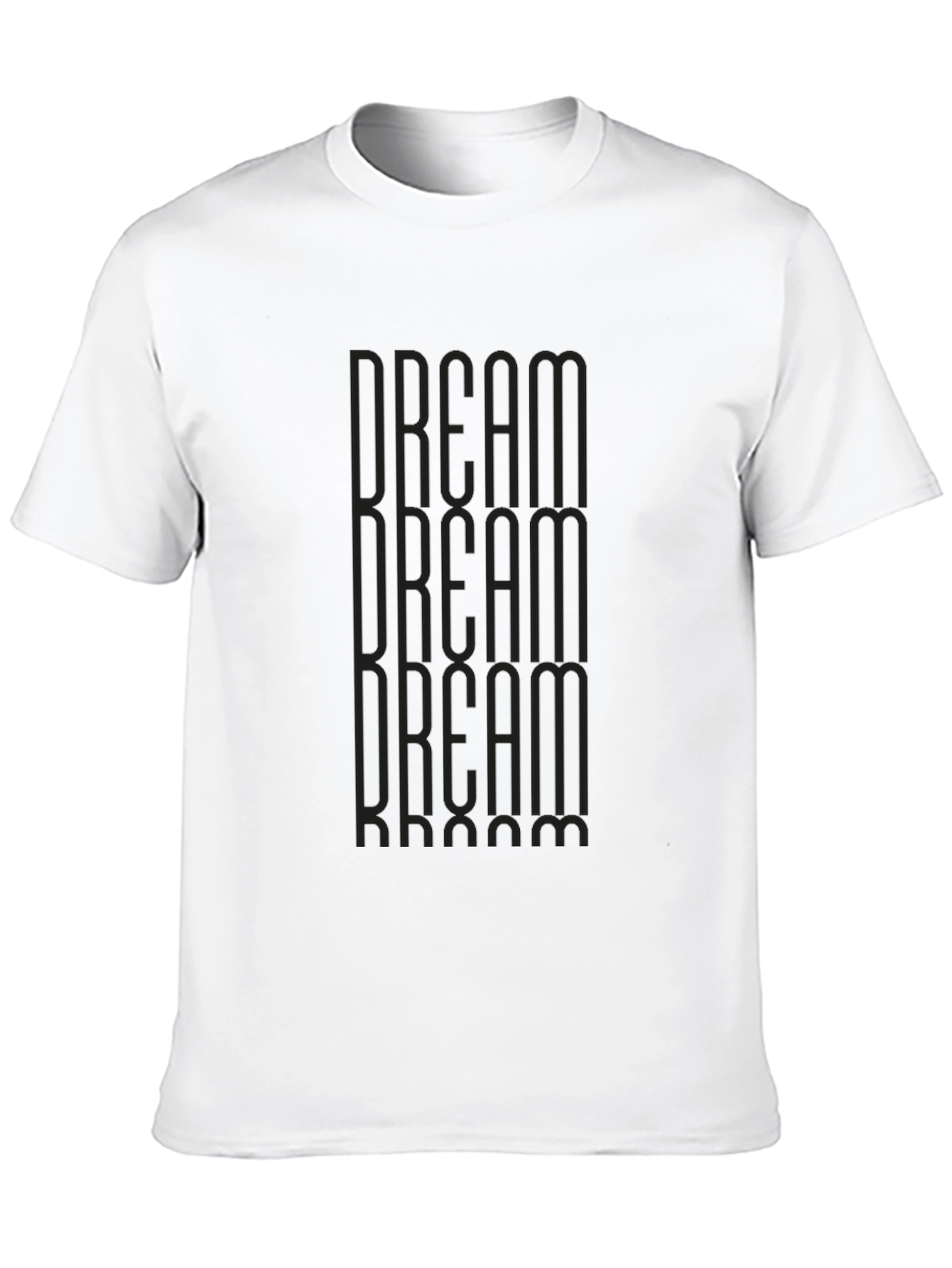 Dream Printed Black T-Shirt