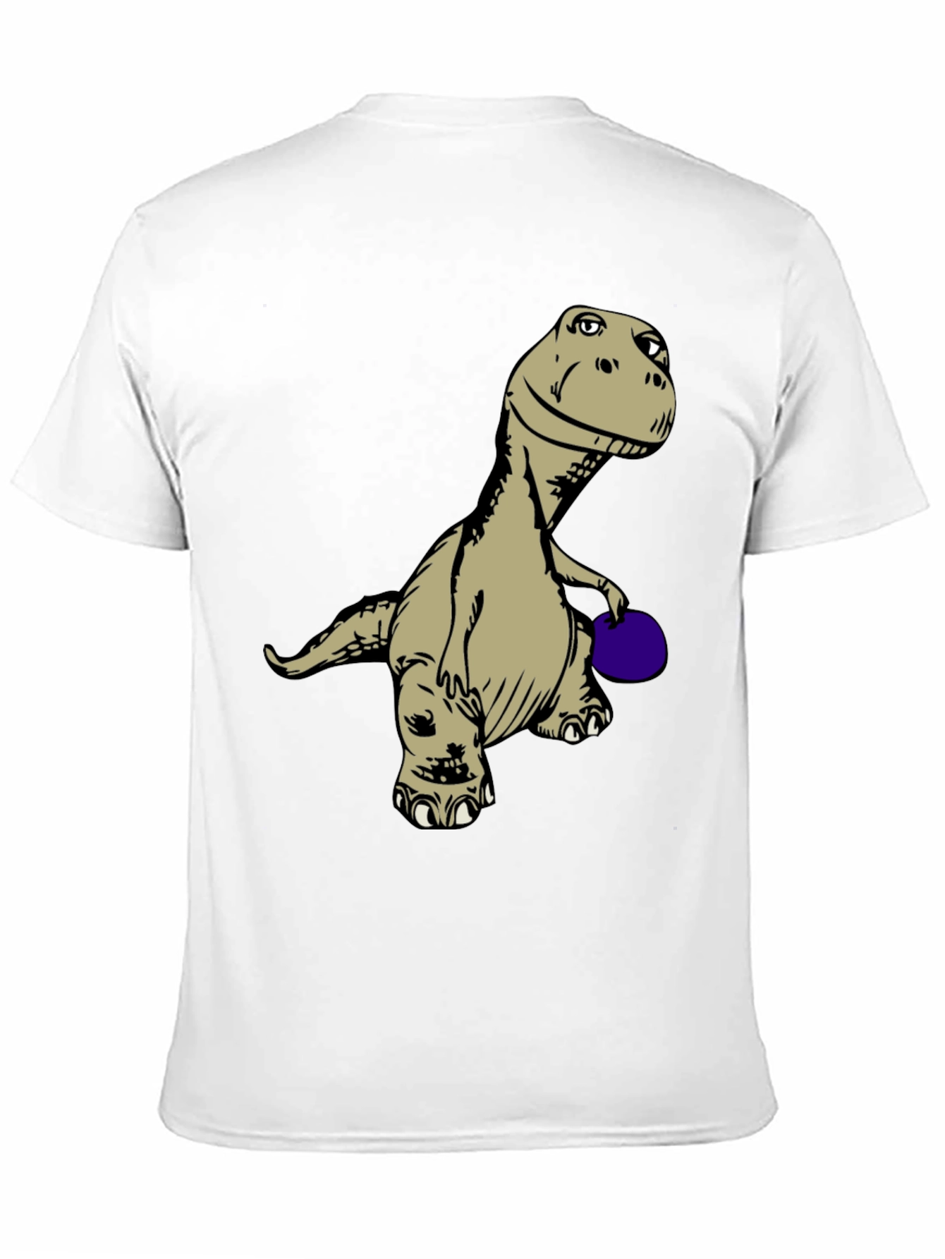 Dinosaur Bowling T-Shirt - Novelty Graphic Tee
