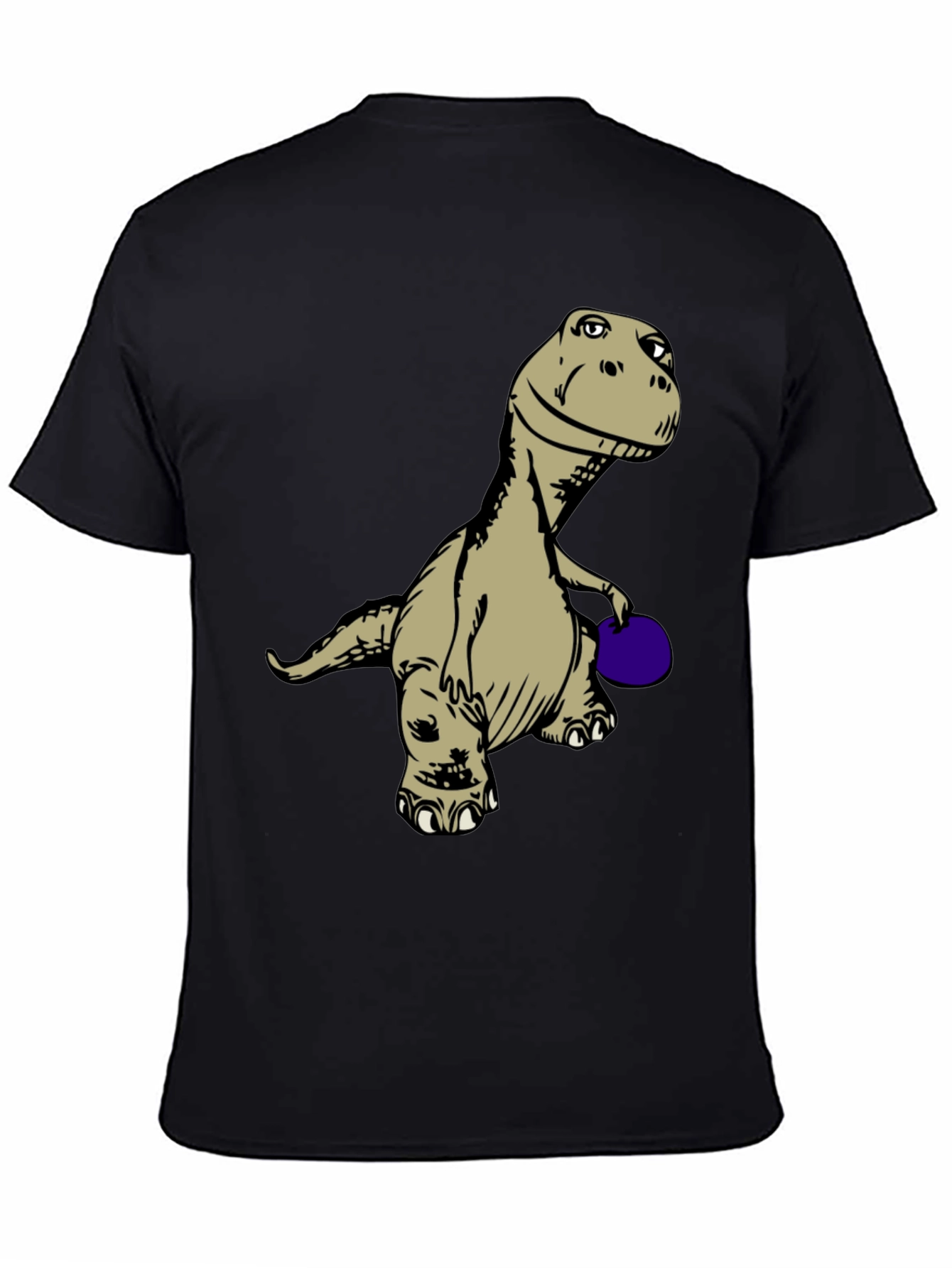 Dinosaur Bowling T-Shirt - Novelty Graphic Tee