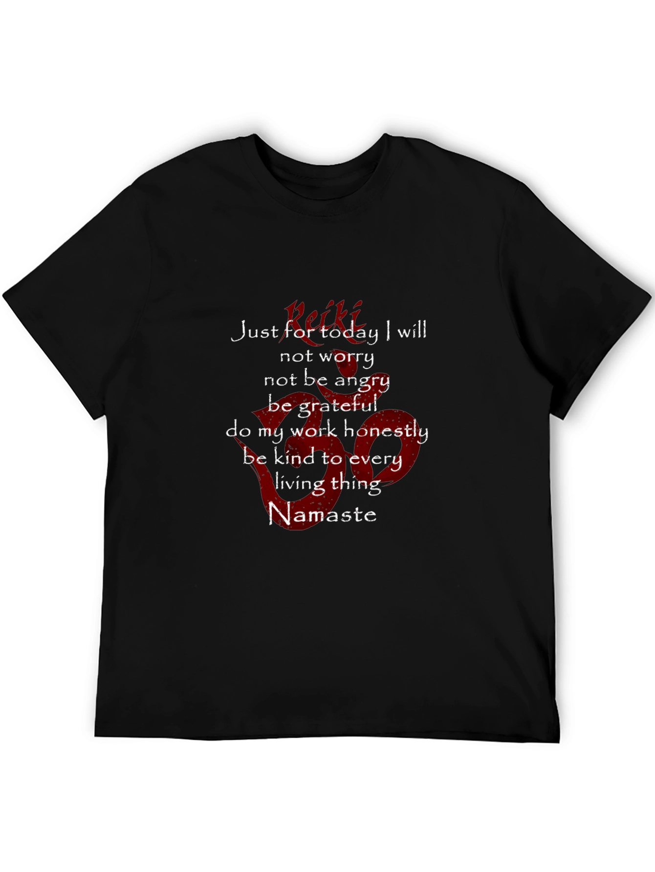 Reiki Namaste Graphic T-Shirt - Positive Affirmations