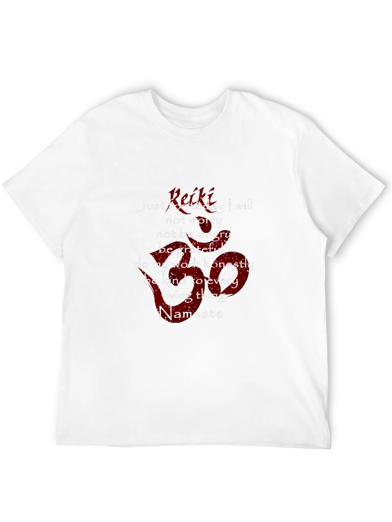 Reiki Namaste Graphic T-Shirt - Positive Affirmations