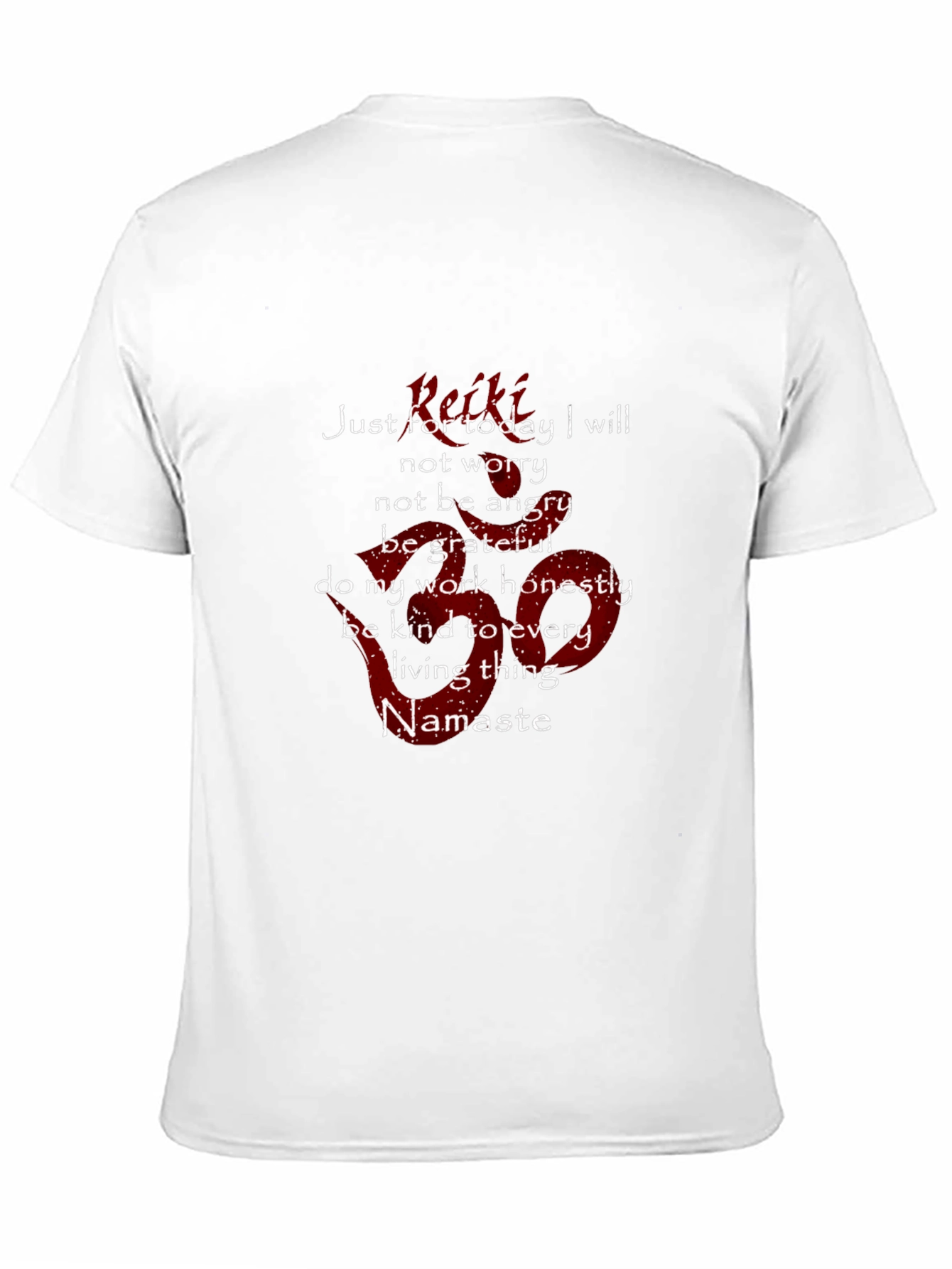 Reiki Namaste Graphic T-Shirt - Positive Affirmations