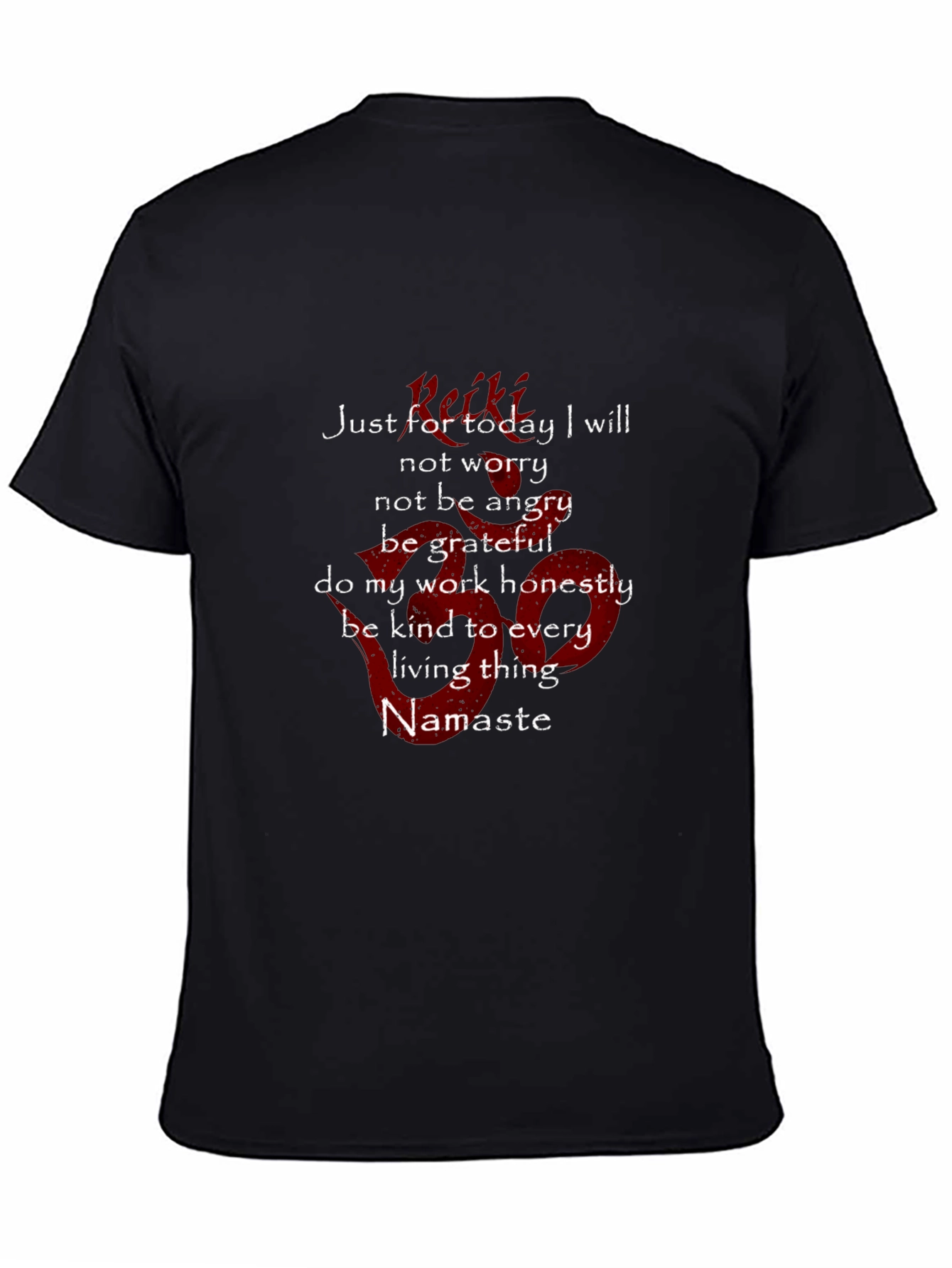 Reiki Namaste Graphic T-Shirt - Positive Affirmations