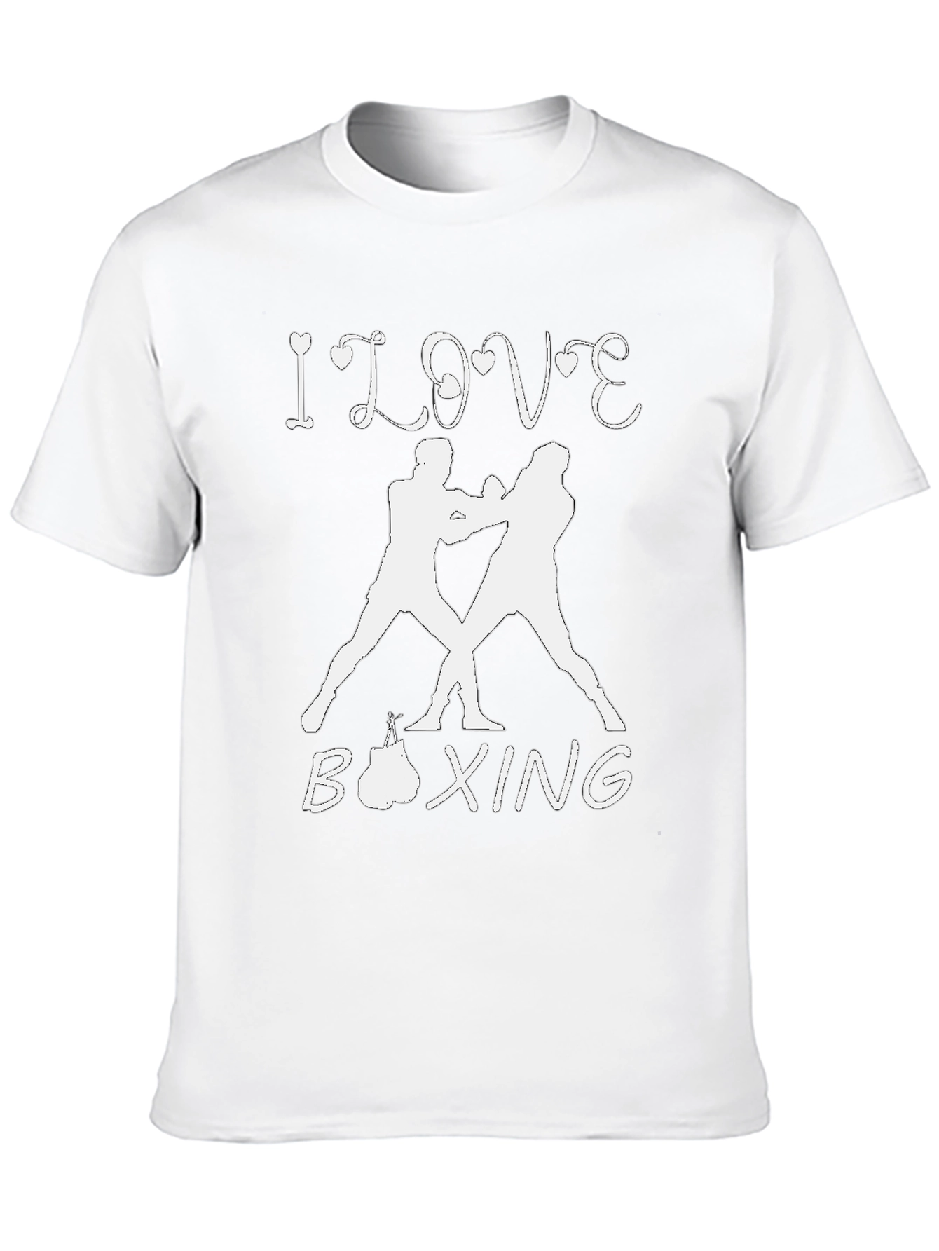 I Love Boxing Black T-Shirt