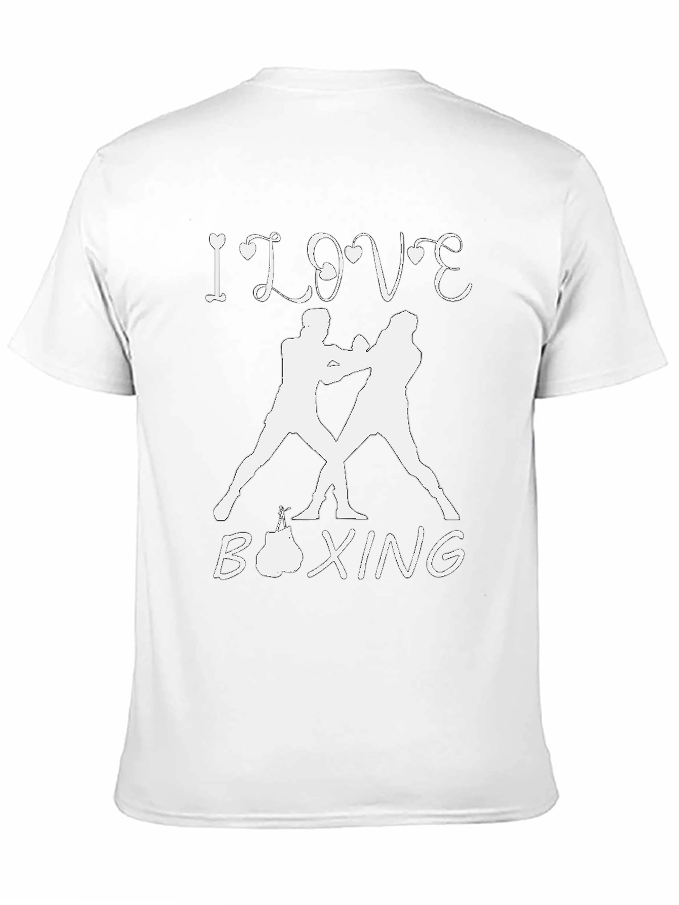 I Love Boxing Black T-Shirt