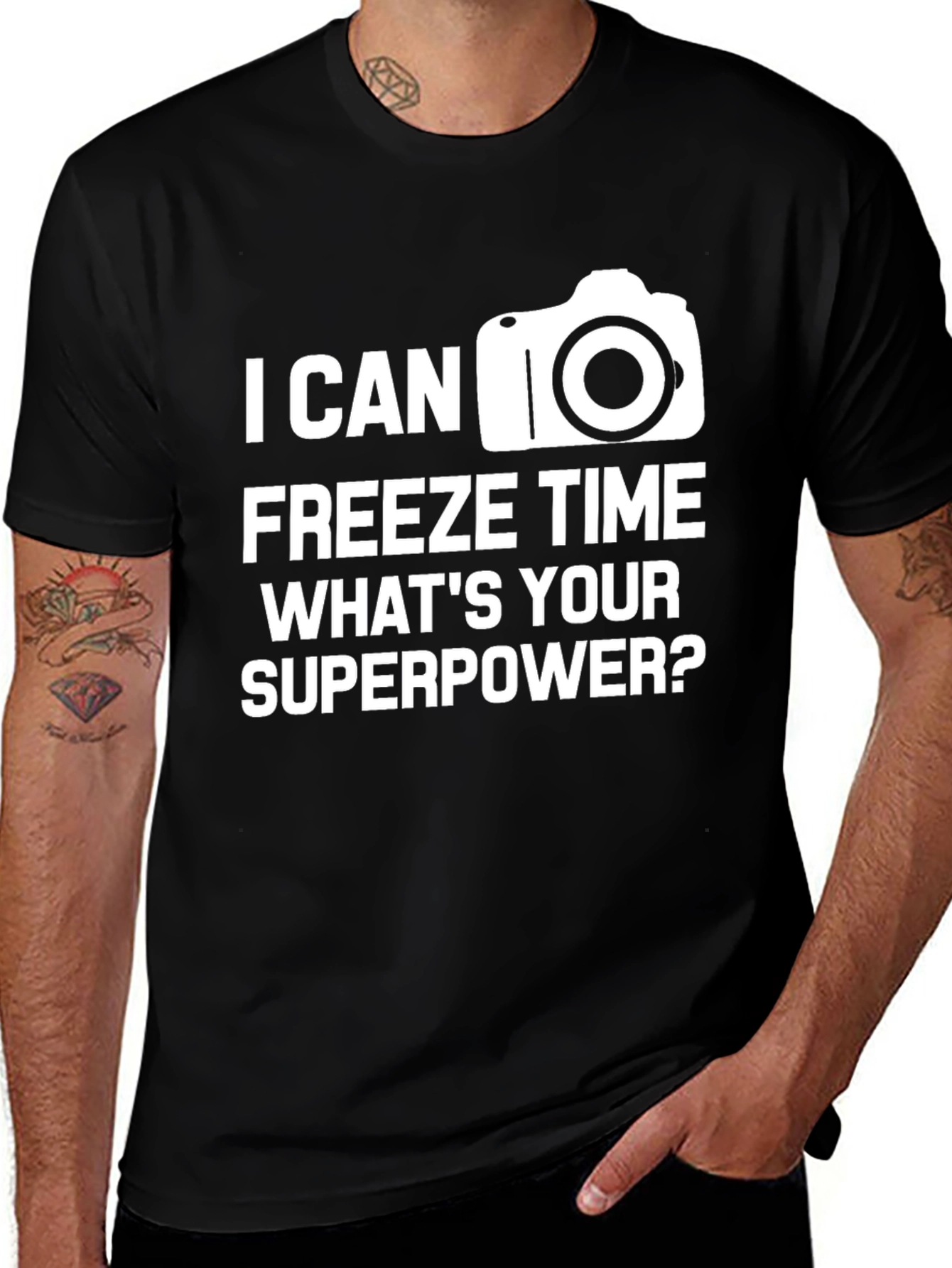 I Can Freeze Time Photographer T-Shirt