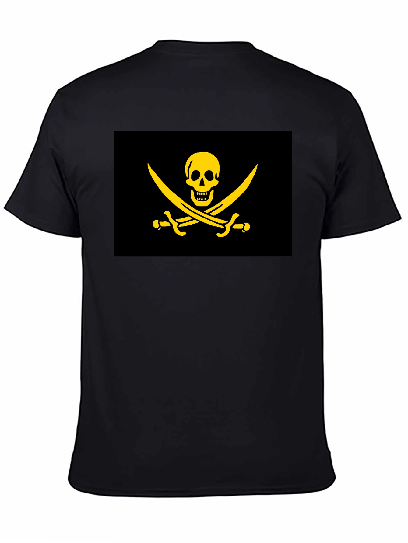 Pirate Flag Graphic T-Shirt - Black
