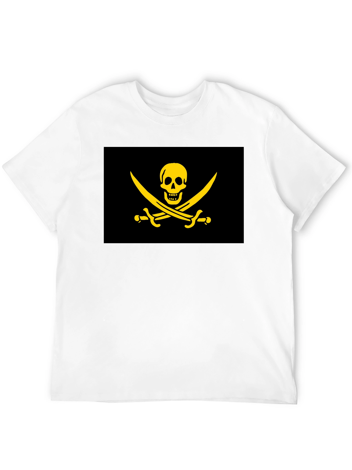Pirate Flag Graphic T-Shirt - Black