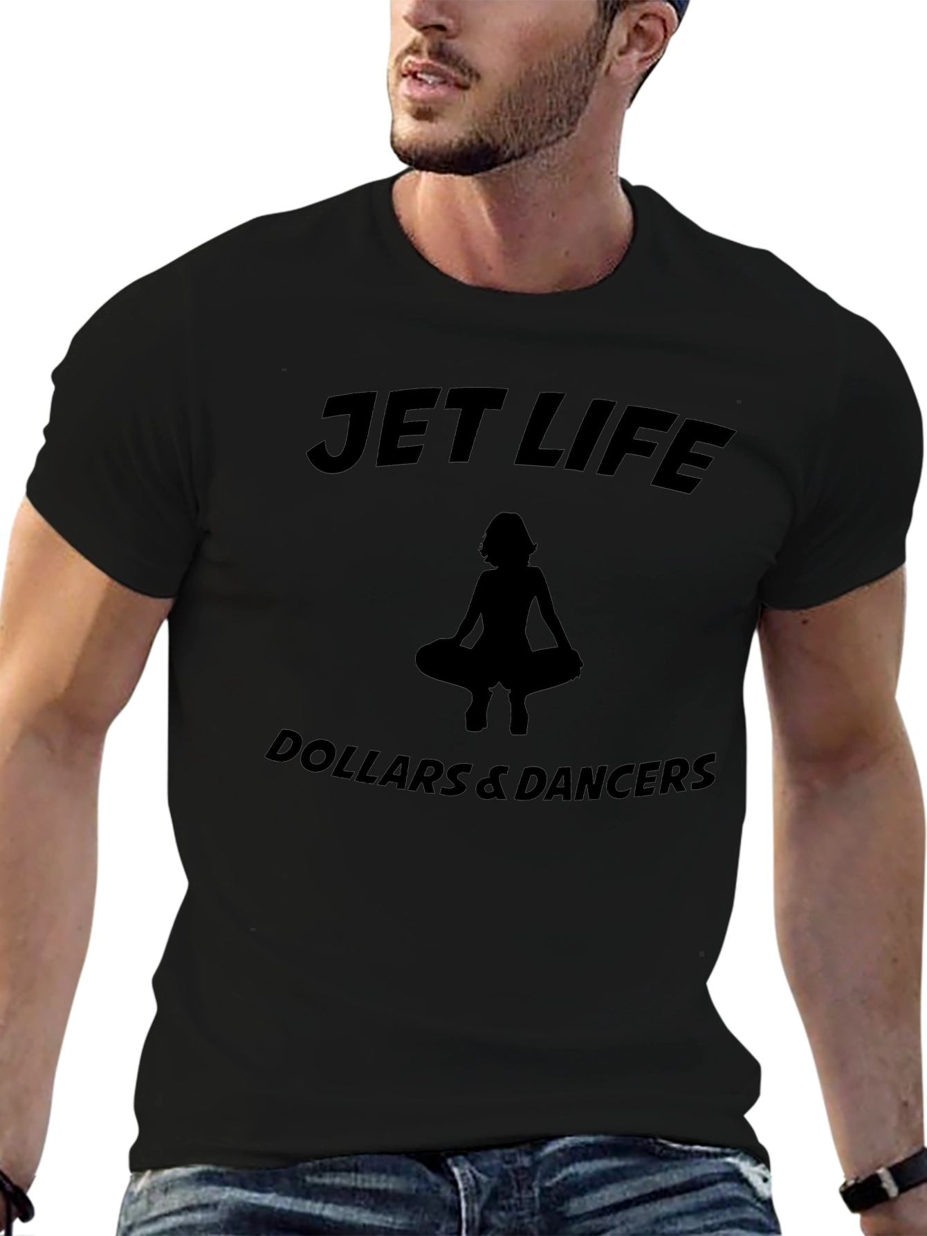 Jet Life Dollars & Dancers Graphic T-Shirt