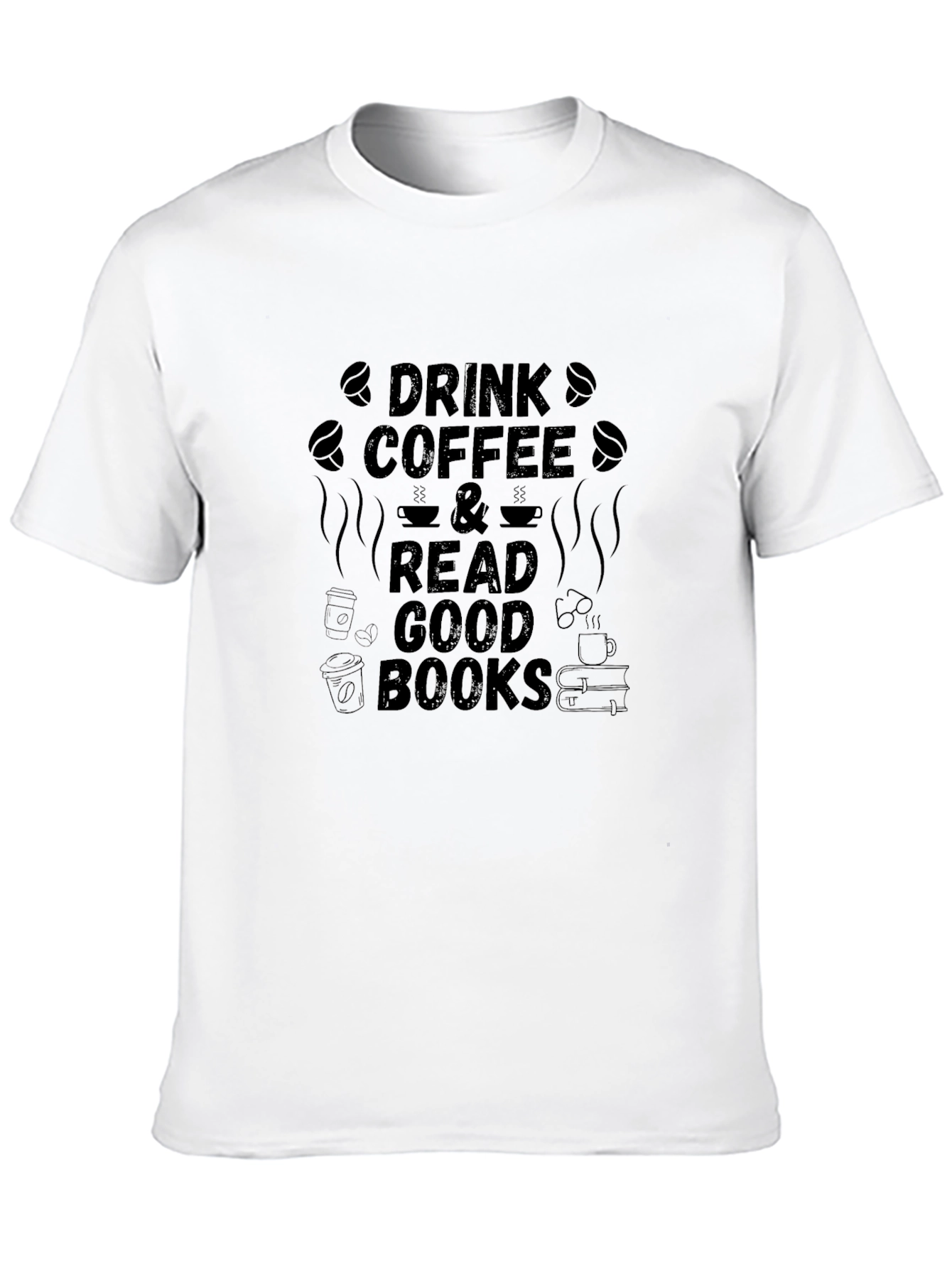 Drink Coffee and Read Good Books T-Shirt