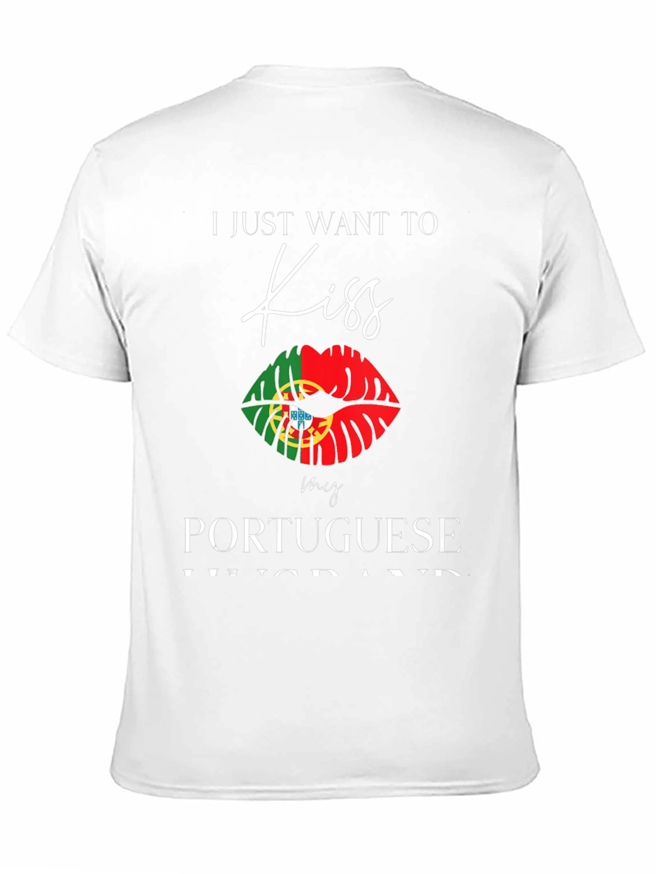 Portuguese Husband Kiss Graphic Tee