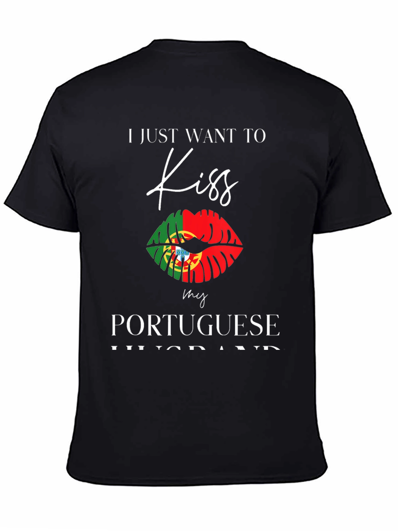 Portuguese Husband Kiss Graphic Tee